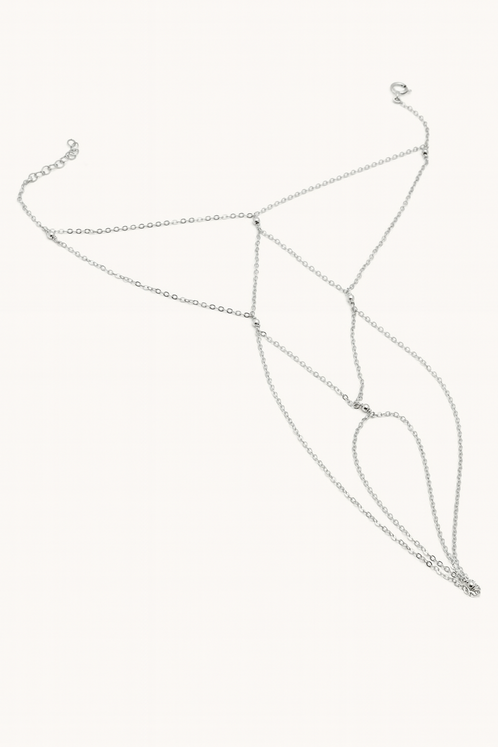 Silver hand jewel mittens YAY Silver