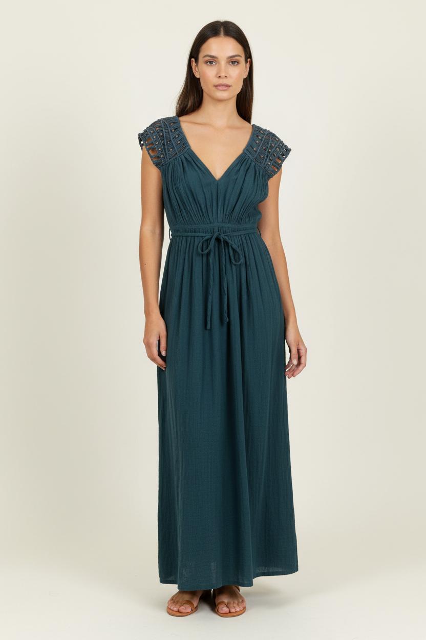 Robe longue MES DEMOISELLES - Seconde Main Bleu