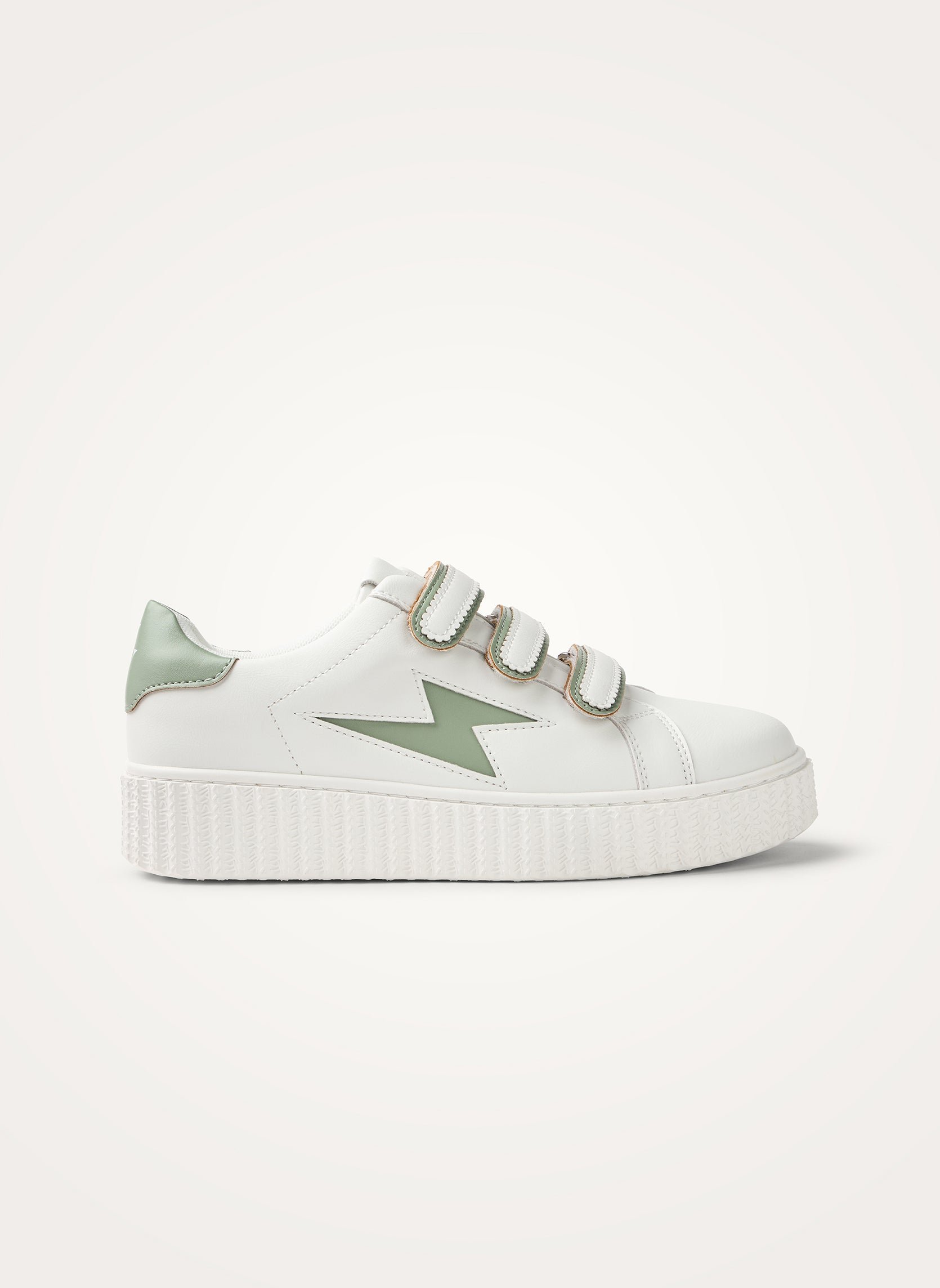Low sneakers with scalloped Velcro straps VANESSA WU