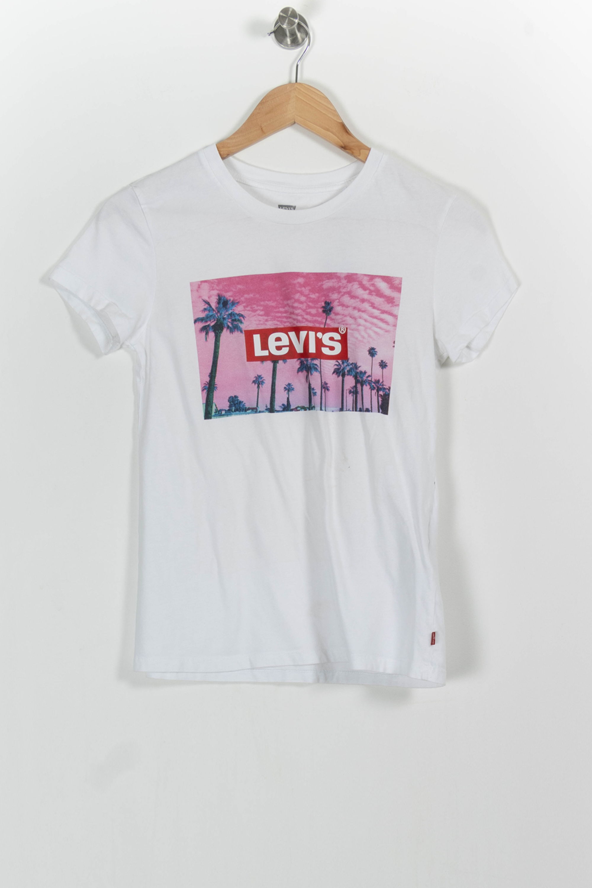 Tommy Badge T-shirt LEVI'S - Seconde main White
