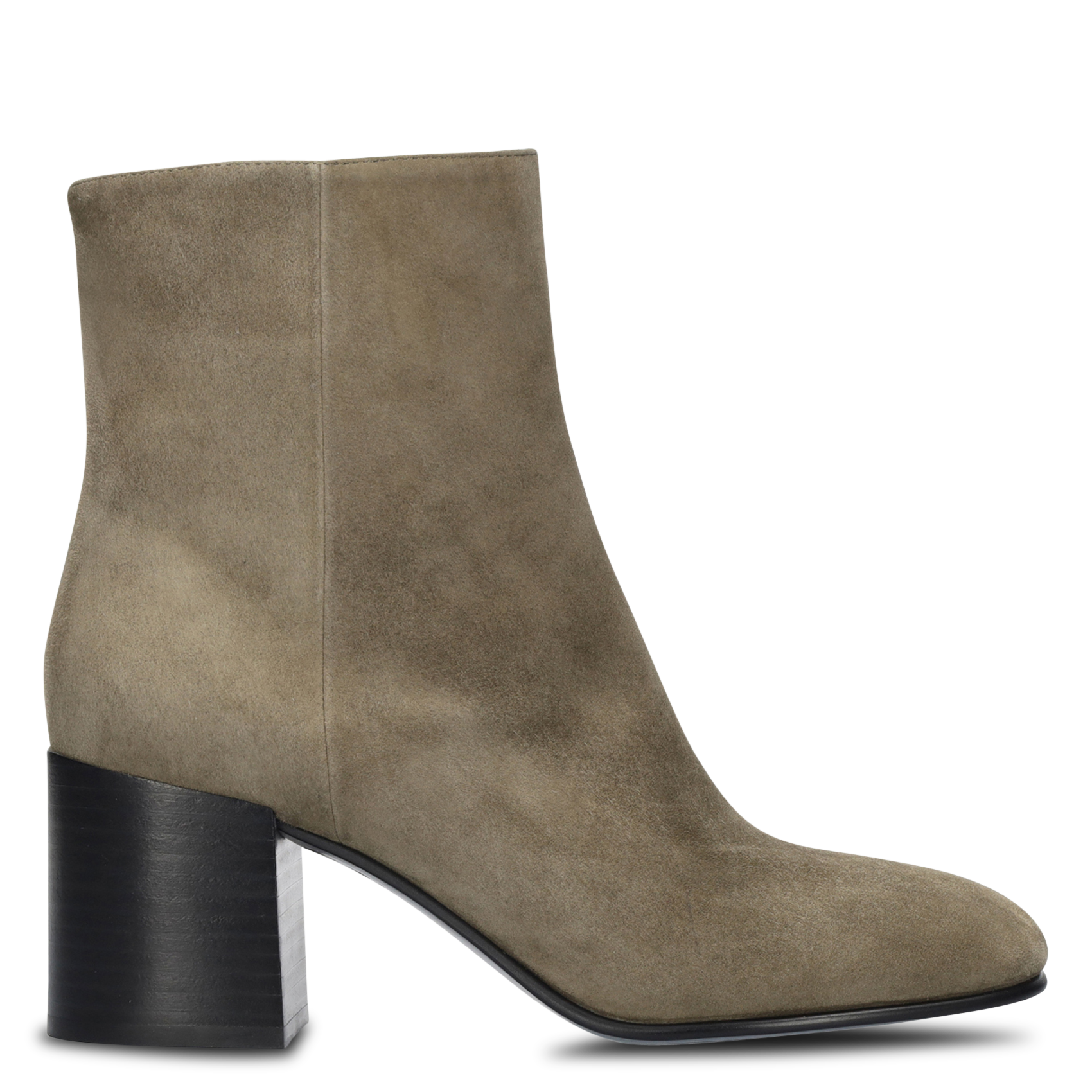 Stiefeletten mit eckiger Spitze aus Wildleder BIBI LOU Grun