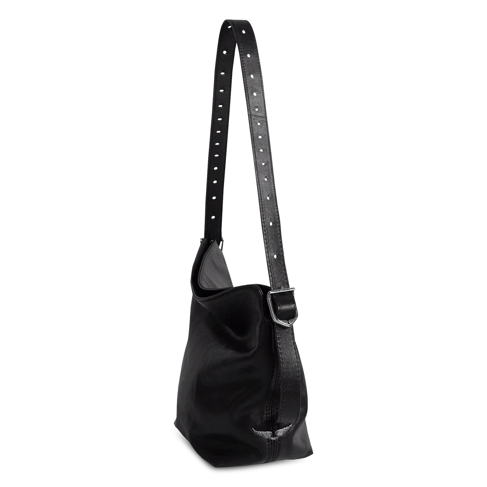 Leather shoulder bag ZADIG&VOLTAIRE Black