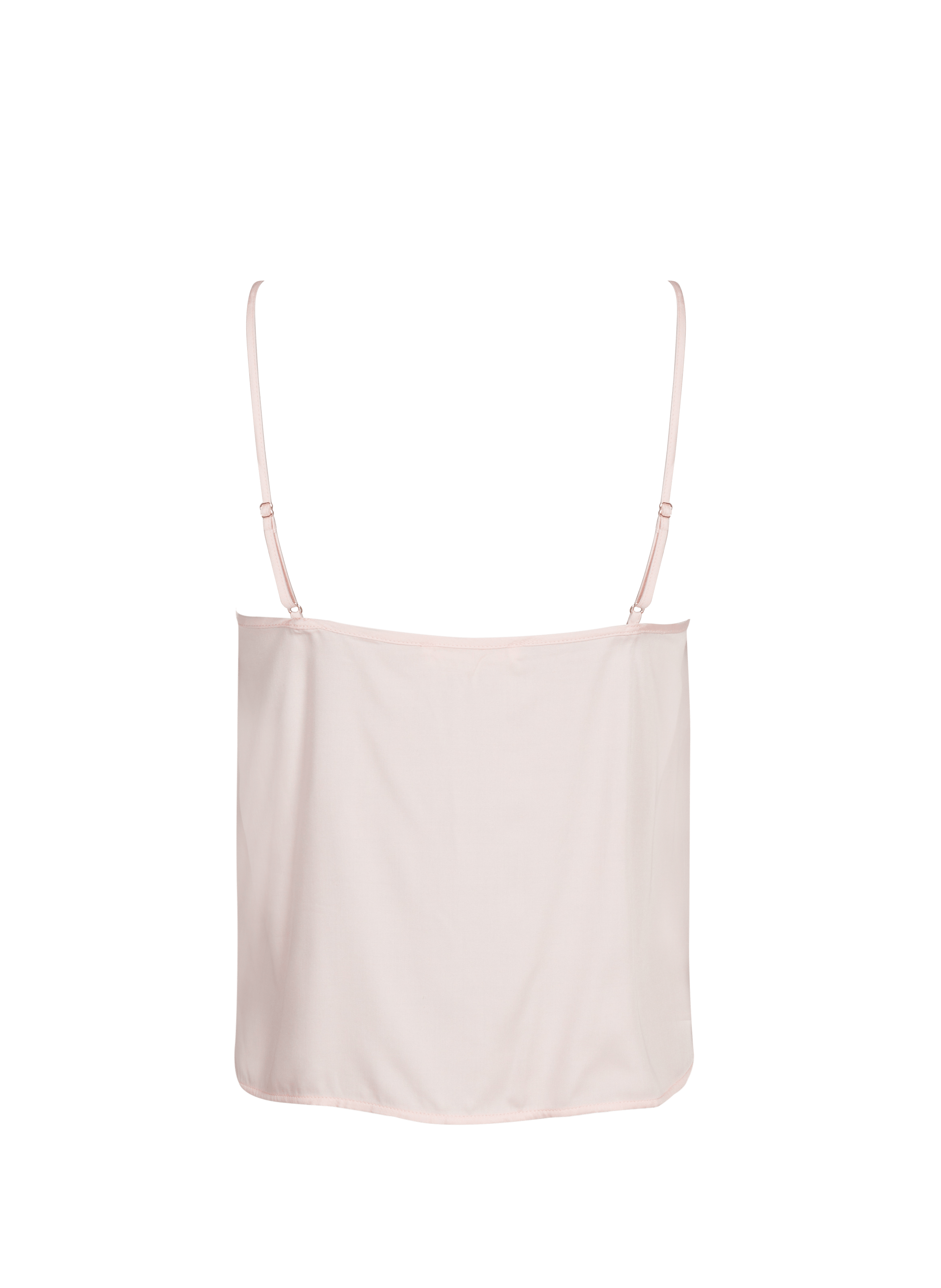 Plain V-neck camisole | Pink SAISON 1865 Women