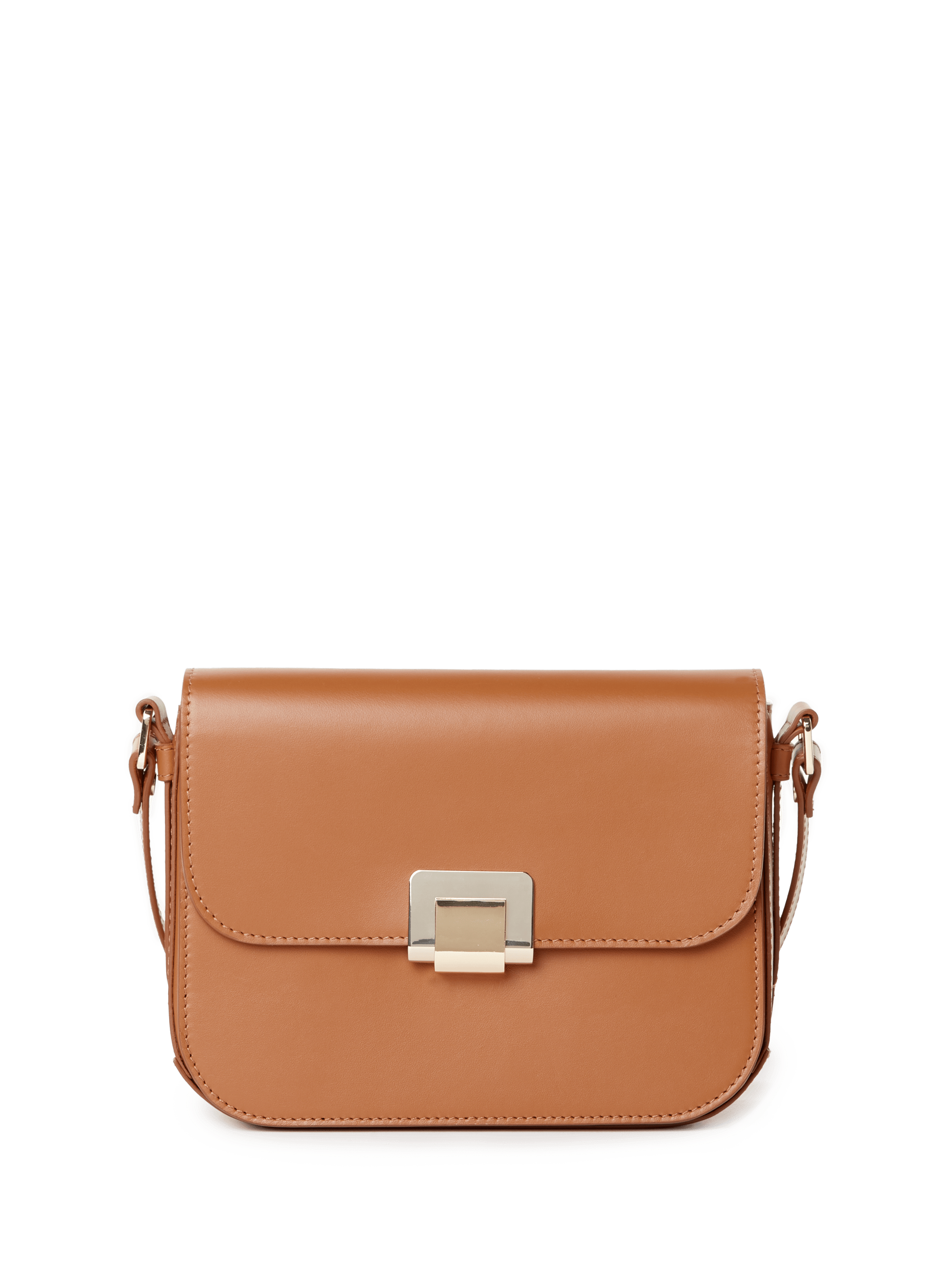 Flora leather shoulder bag SAISON 1865 Brown