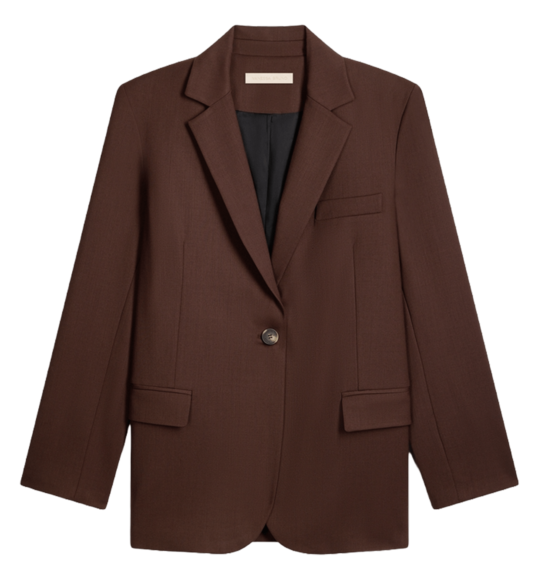 Veste tailleur oversize unie VANESSA BRUNO Brown