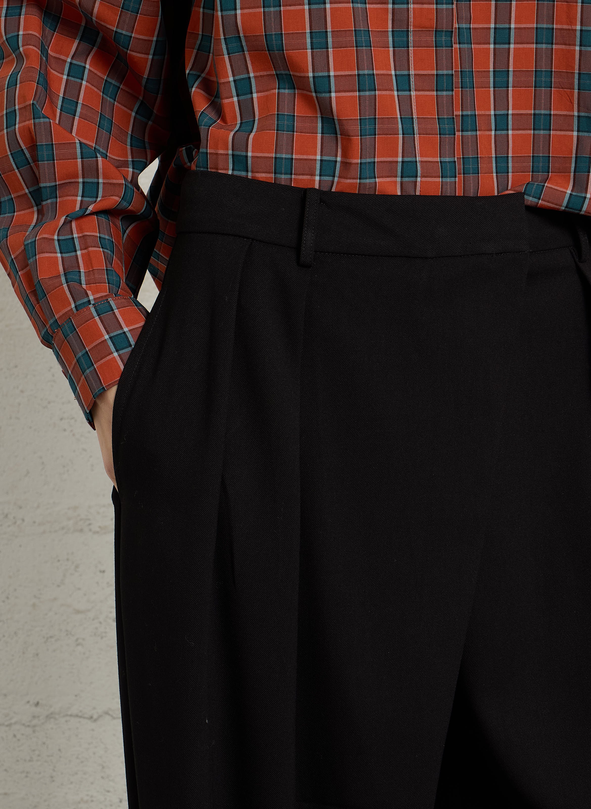 Wide-leg pants SUNCOO Black