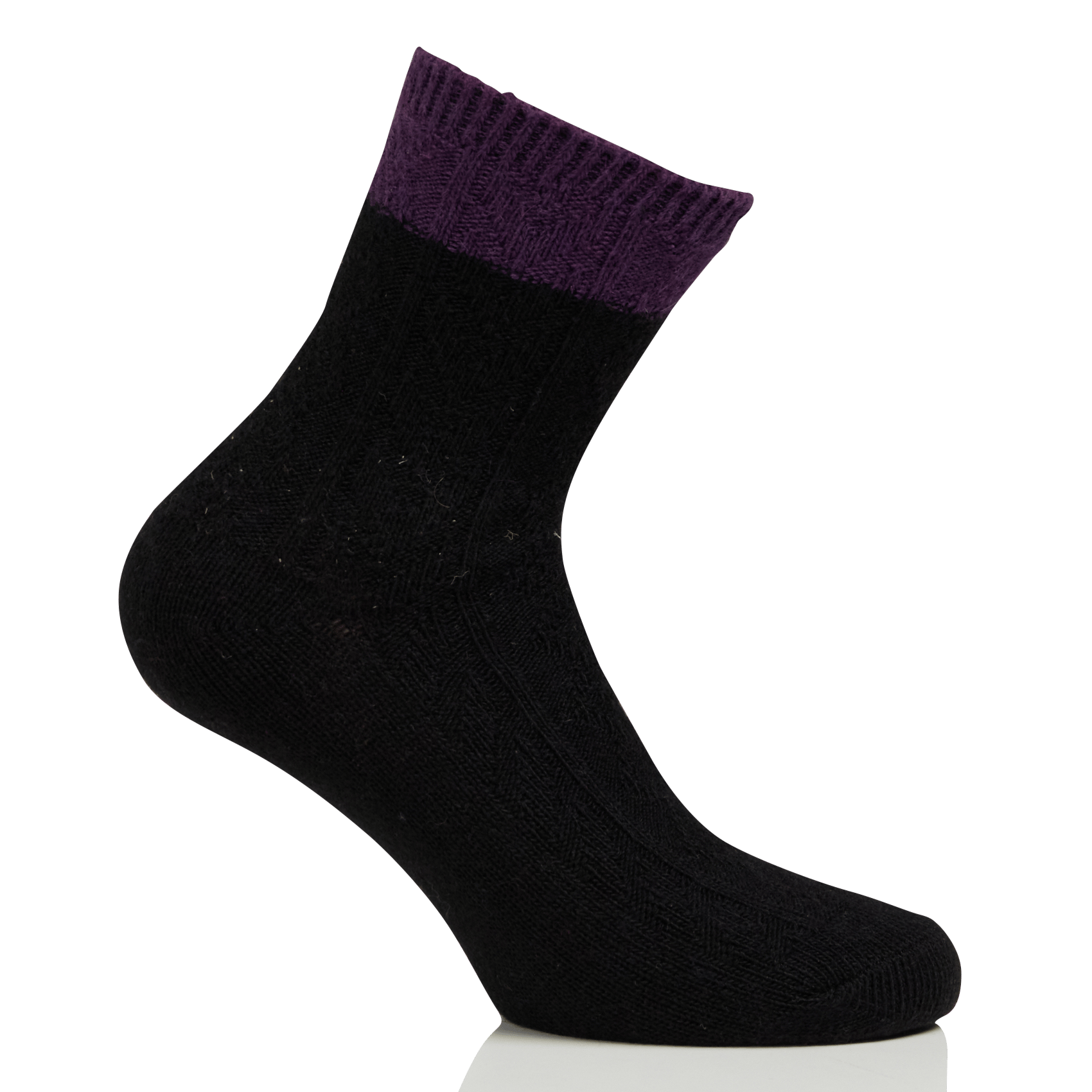 Lot de 2 paires de chaussettes bicolores LA FEE MARABOUTEE Multicolore
