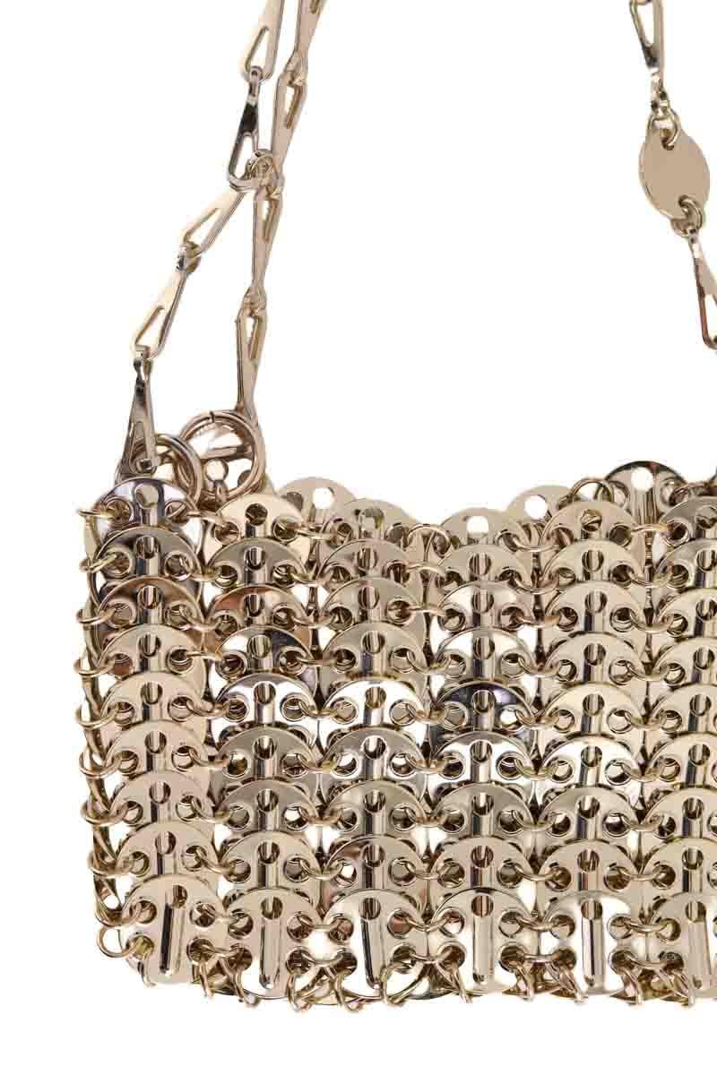 Nano 1969 Mini Bag PACO RABANNE - Seconde Main Golden