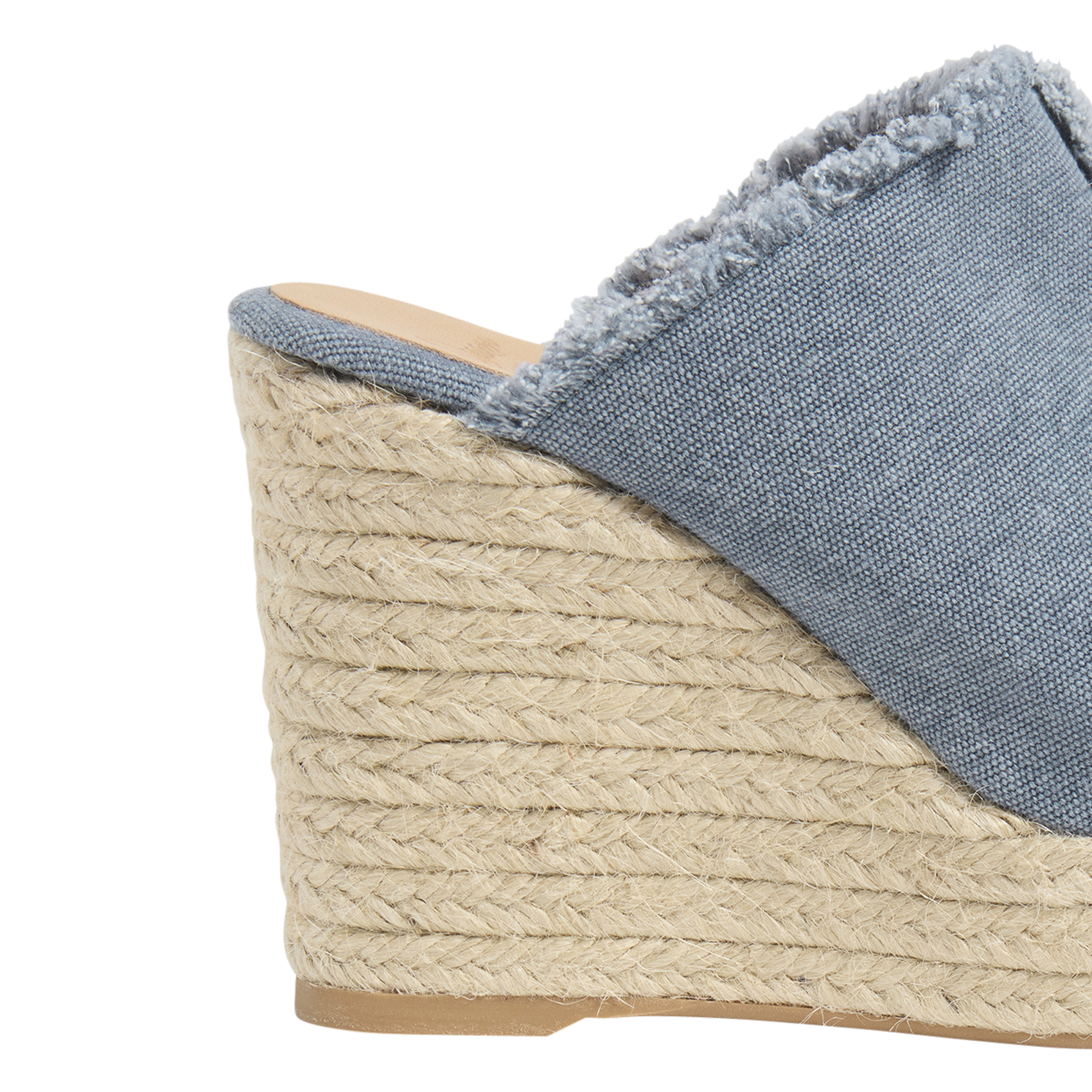 Cotton wedge sandals CASTANER Blue