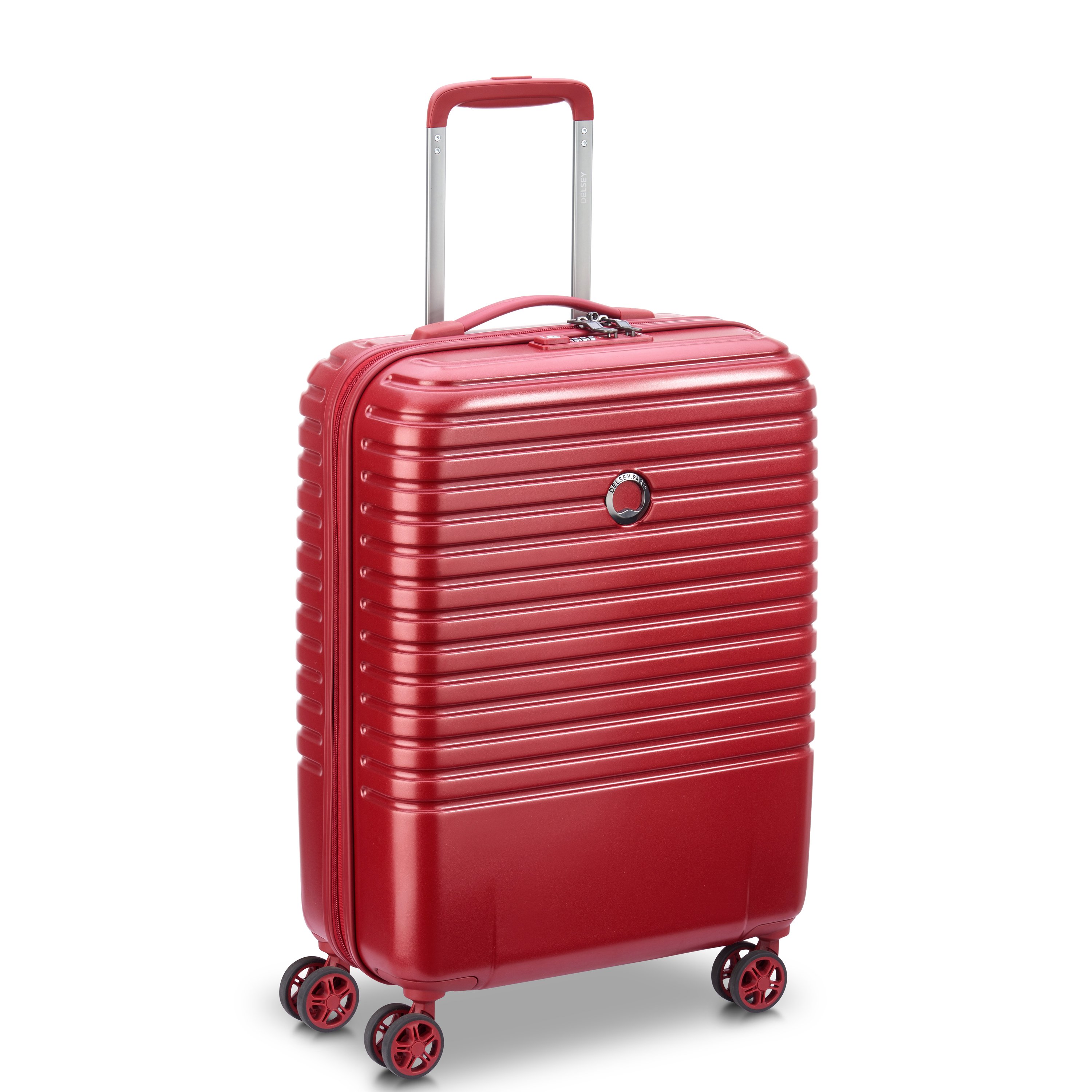 Rigid cabin suitcase DELSEY PARIS Red