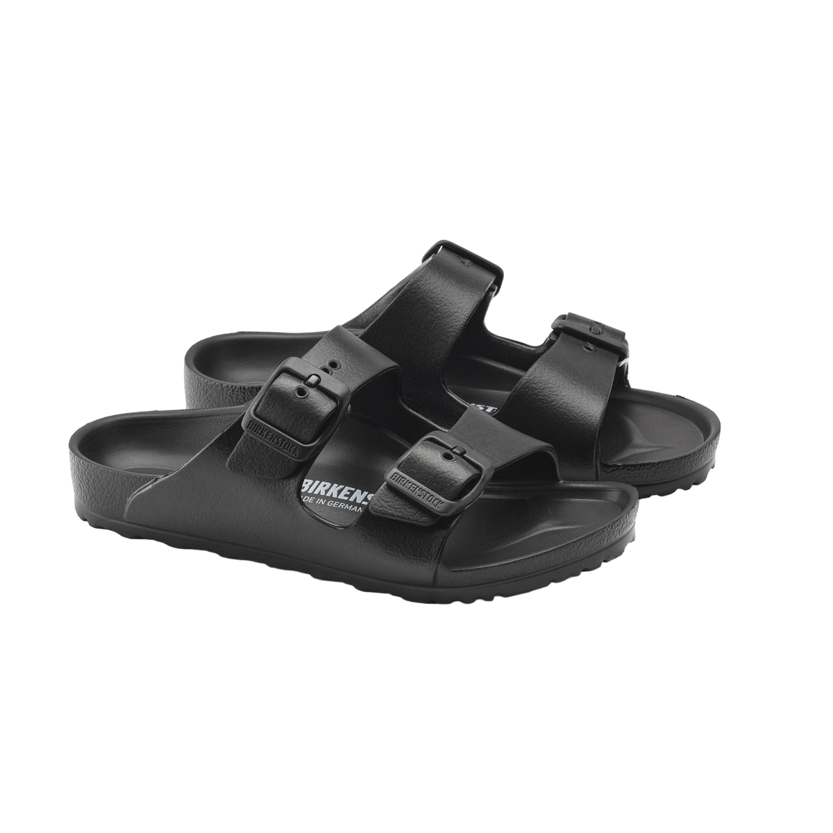 Faux leather sandals BIRKENSTOCK Black