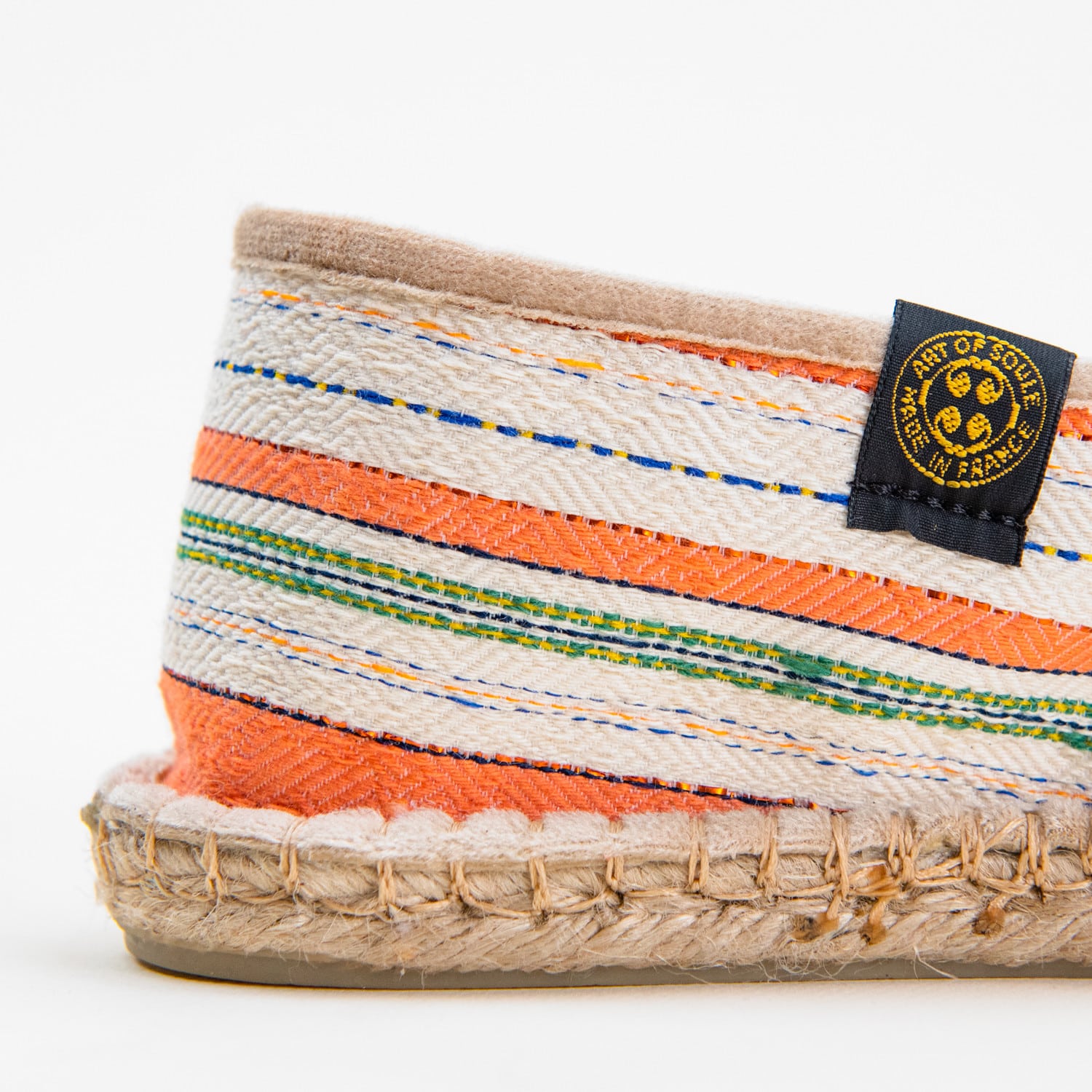 Striped espadrilles ART OF SOULE Beige
