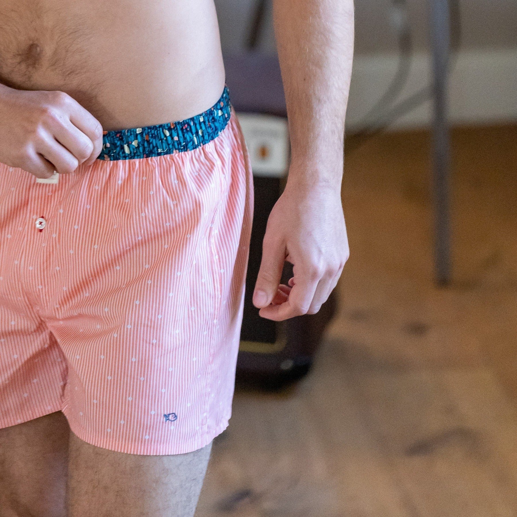 Organic cotton boxer shorts BILLYBELT Red