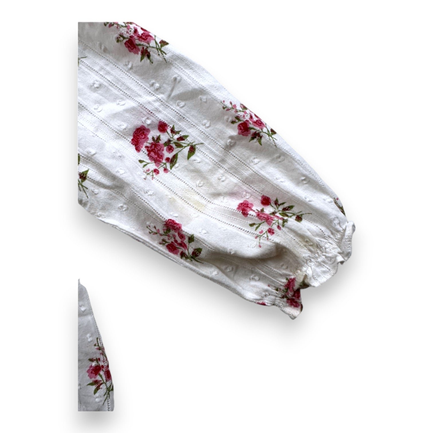 White child's blouse - 4 years BONTON - Seconde Main White