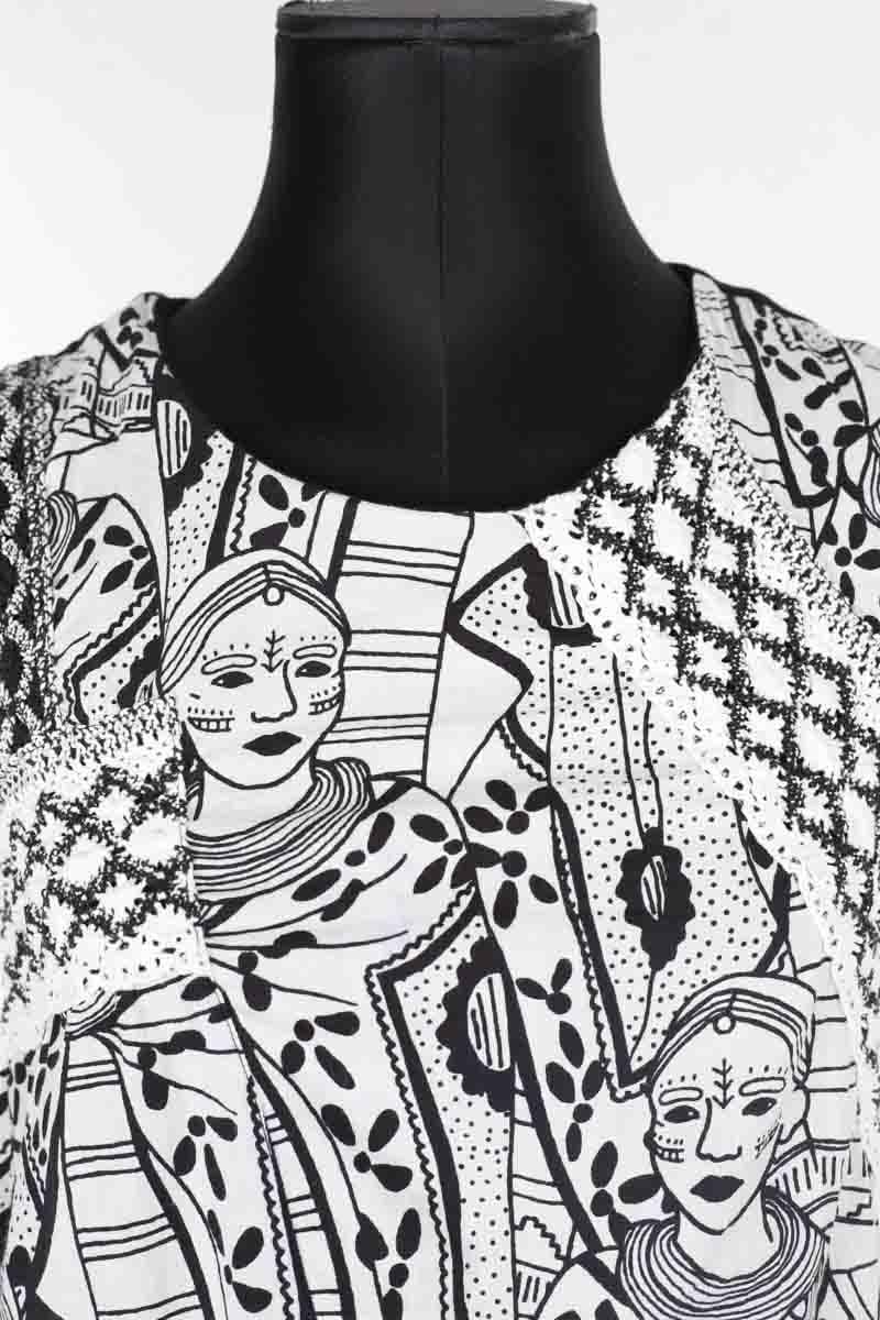 Sleeveless cotton top BIMBA Y LOLA - Seconde main White