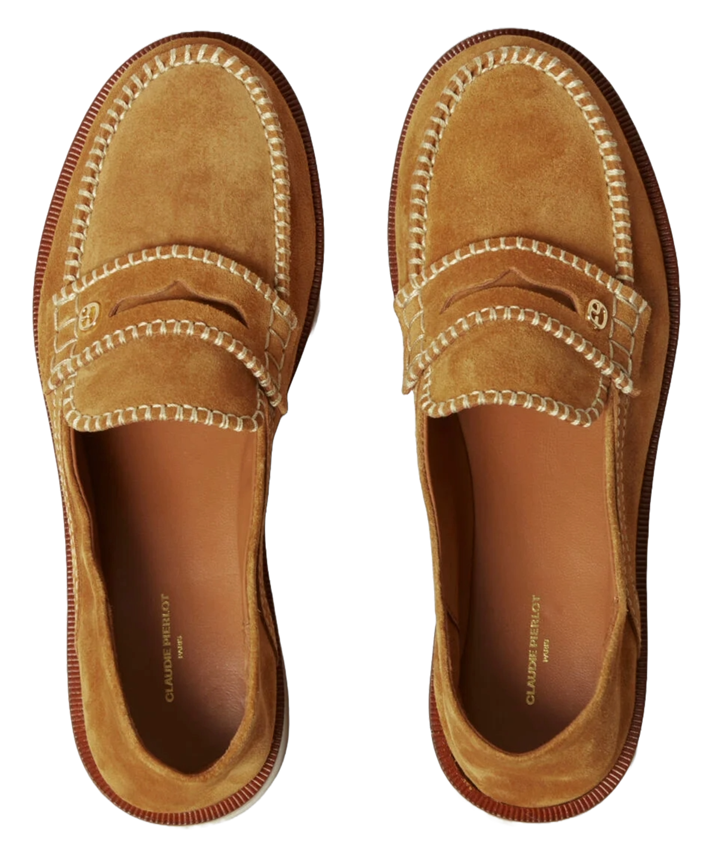 Mocassins en cuir CLAUDIE PIERLOT Marron