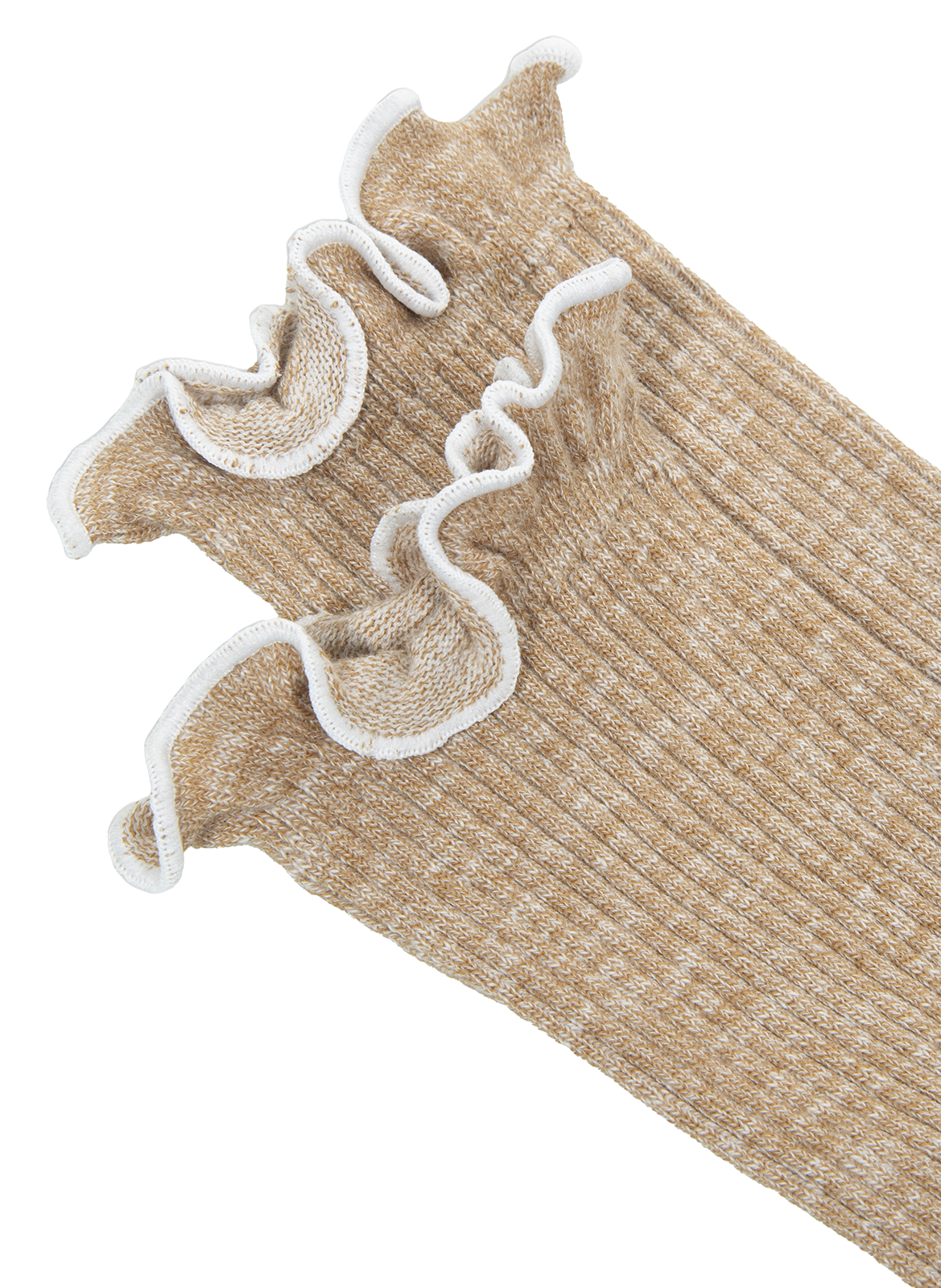 Chaussettes hautes à revers ANT45 Beige