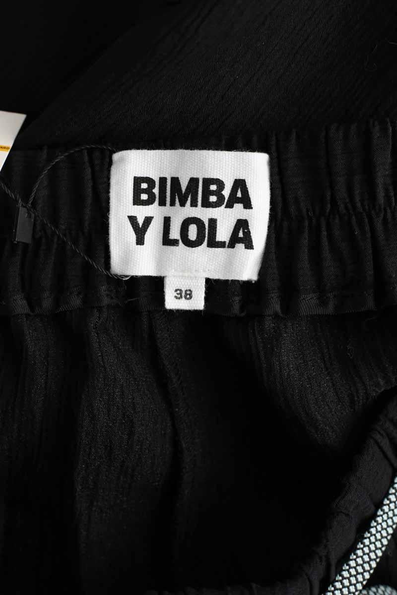 Bandol straight woollen trousers BIMBA Y LOLA - Seconde main Black