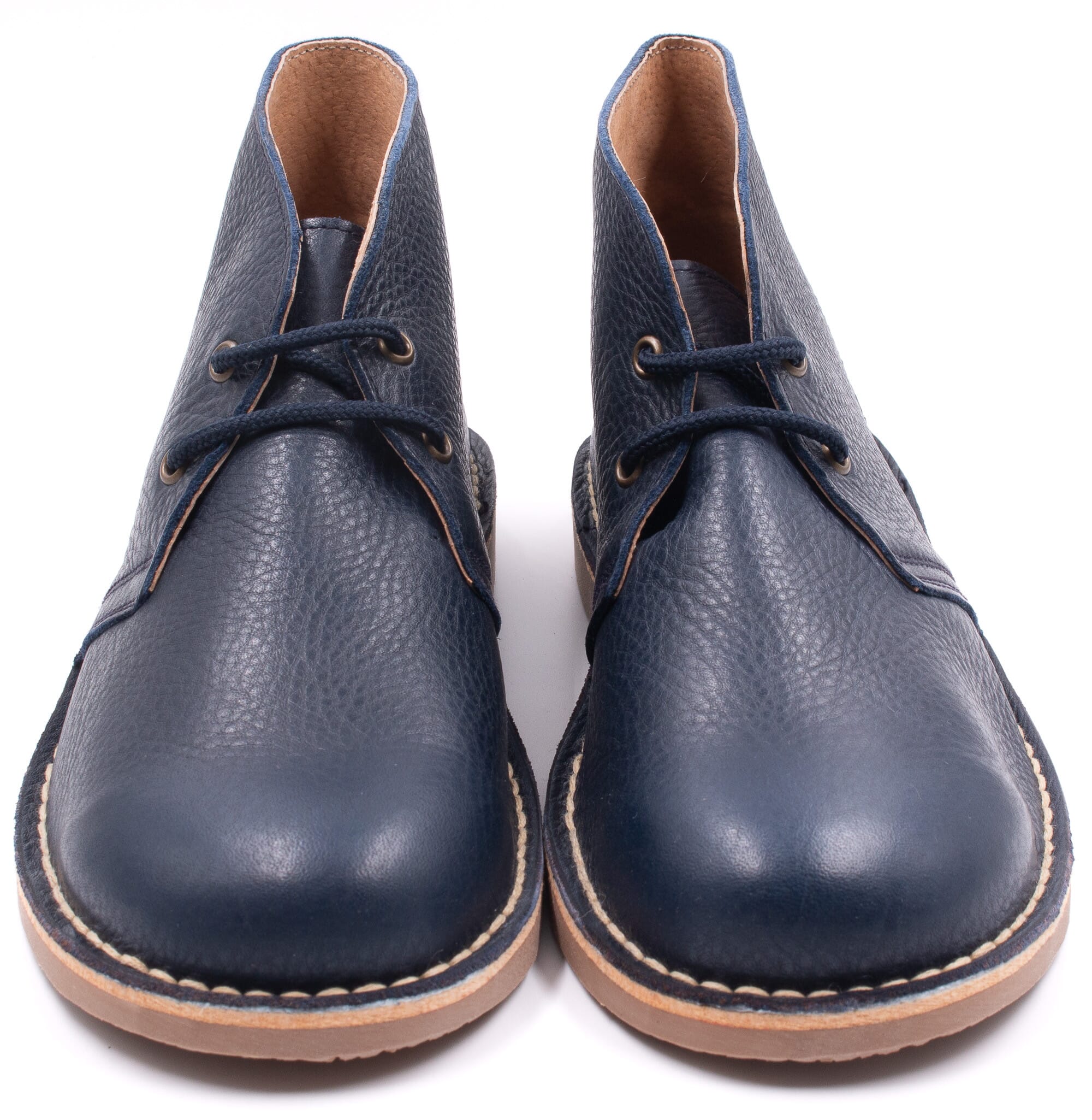 Desert boots en cuir Boni & Sidonie Bleu