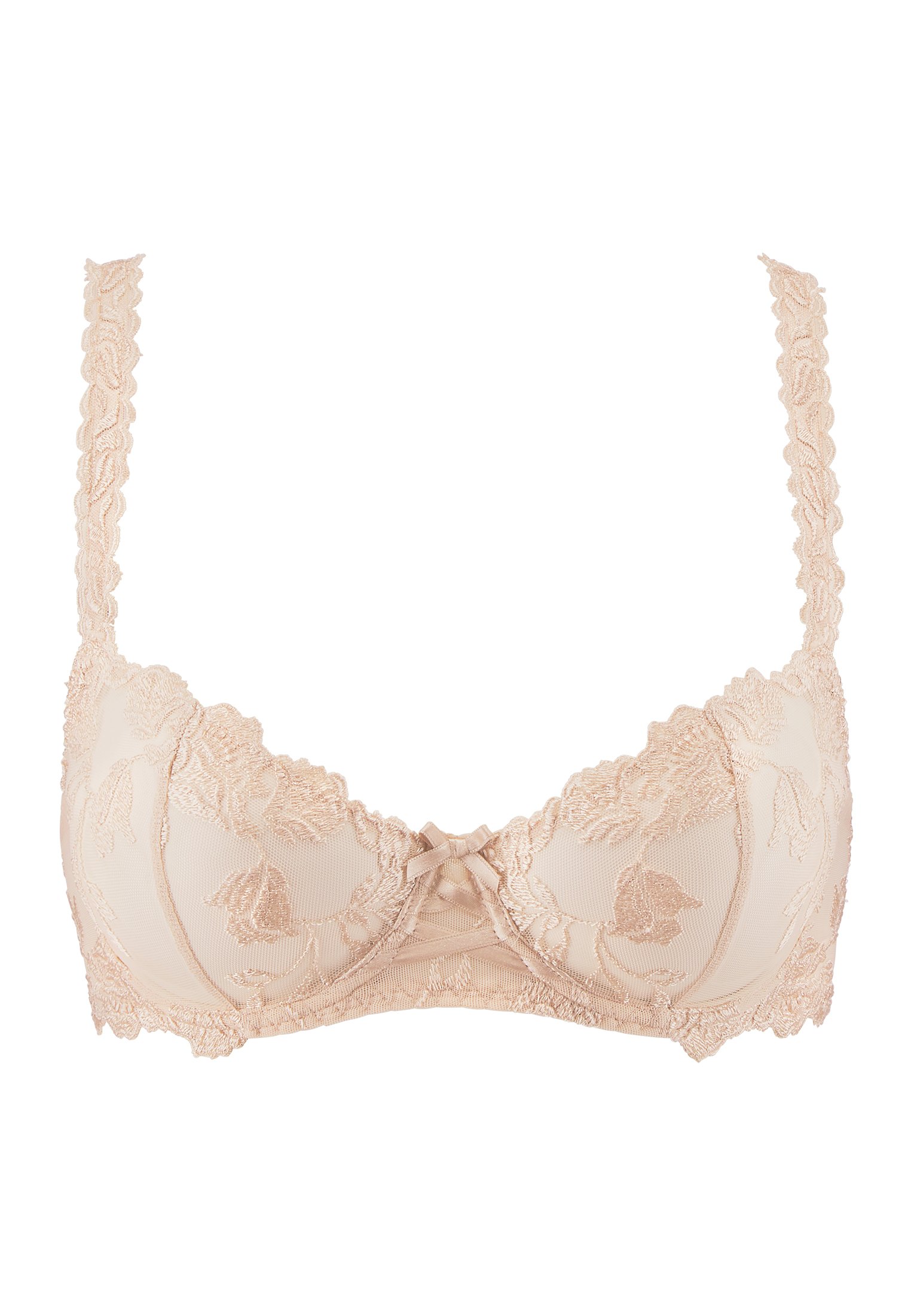 Underwired demi-cup bra AUBADE Beige