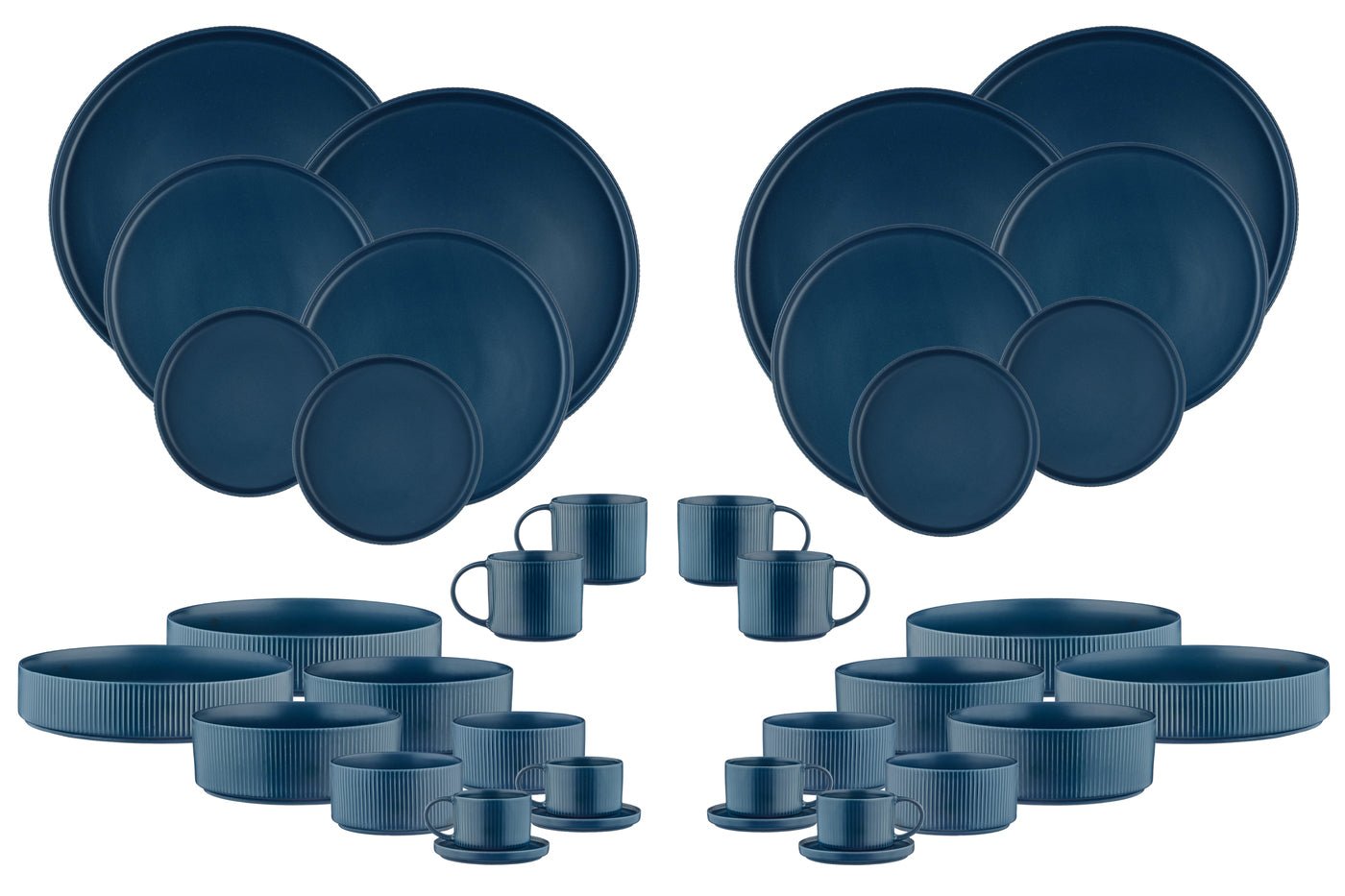 Complete Scandi set - 36 pieces - navy BJORN Blue