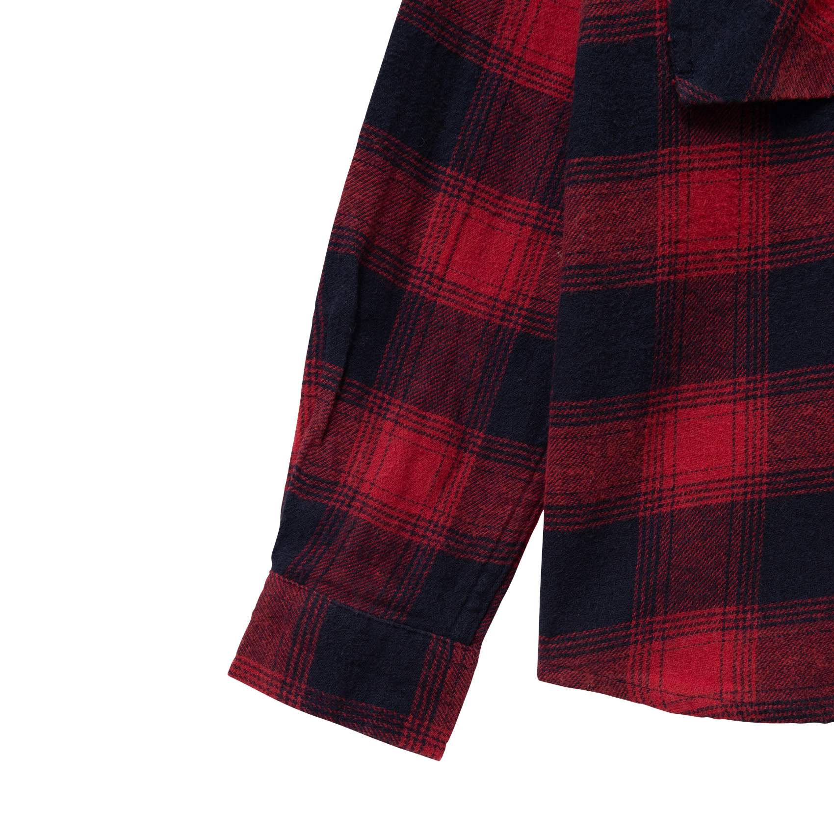 Cotton overshirt with classic collar IKKS JUNIOR Red