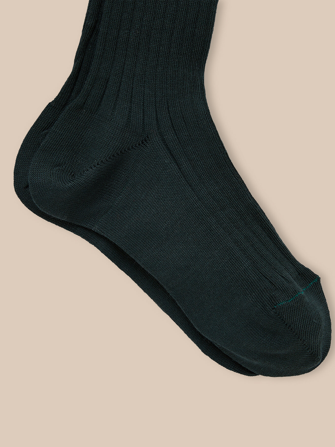 Ribbed pantyhose CYRILLUS Green