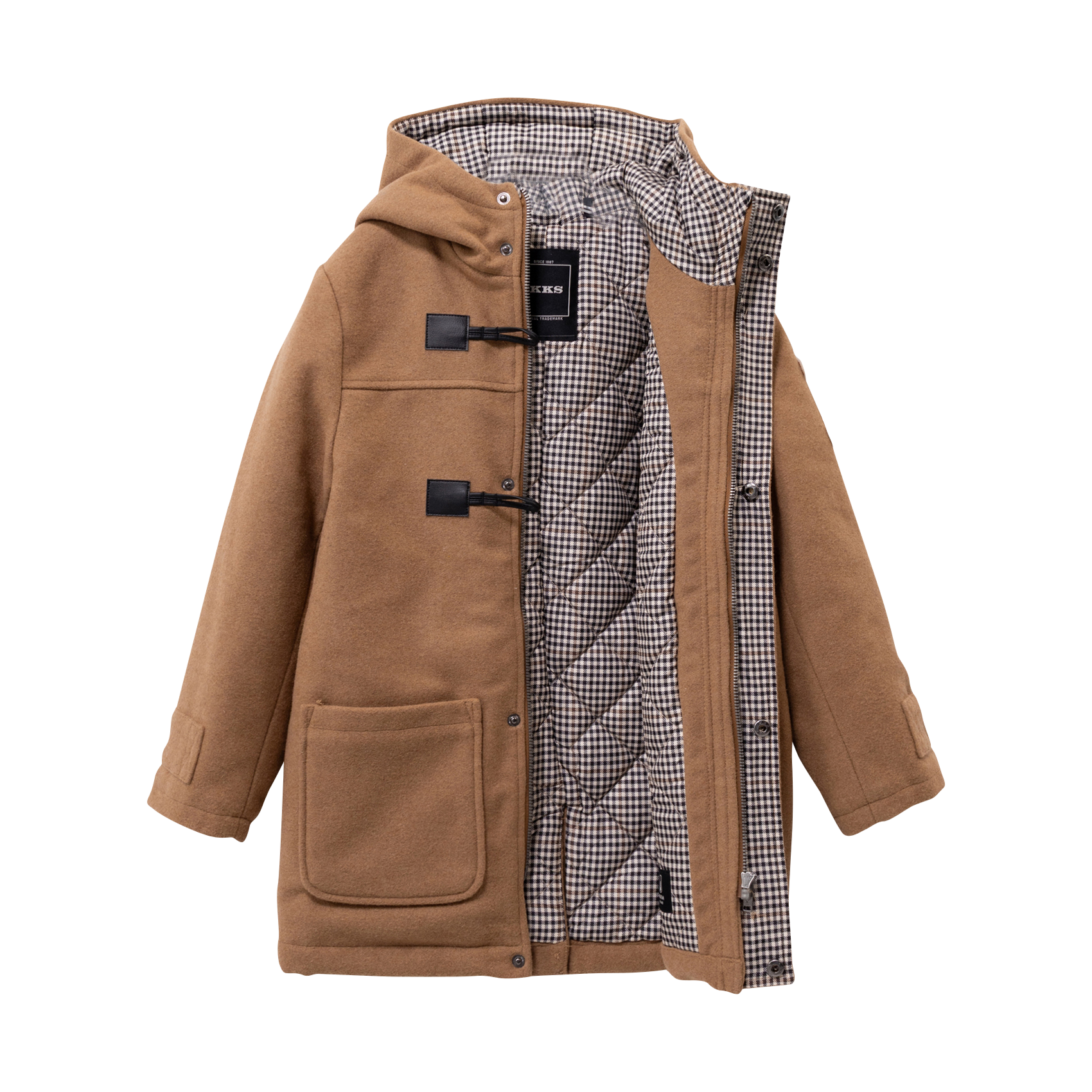 Manteau col montant  IKKS JUNIOR Marron