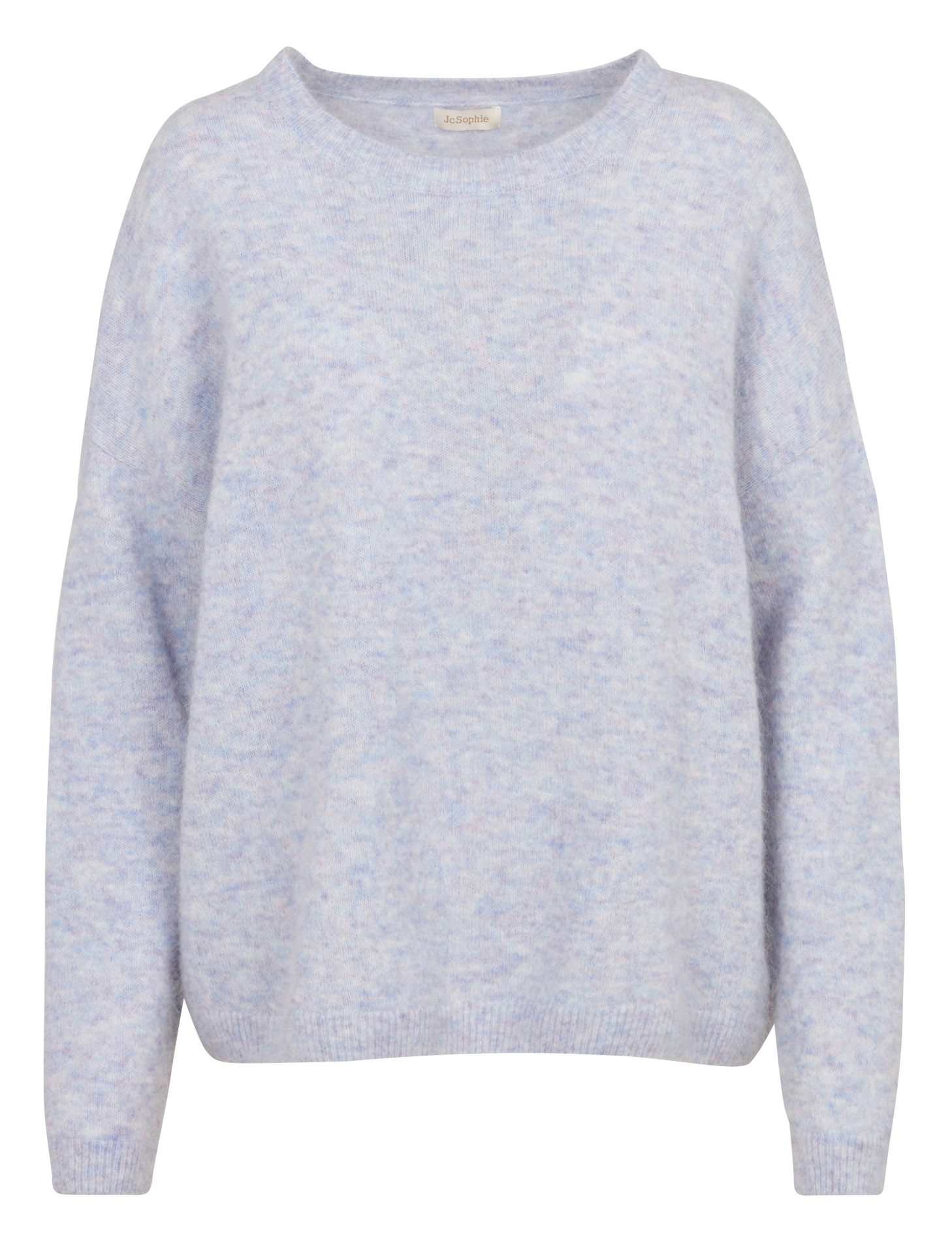 Oversized trui met ronde hals, wolblend JC SOPHIE Blauw