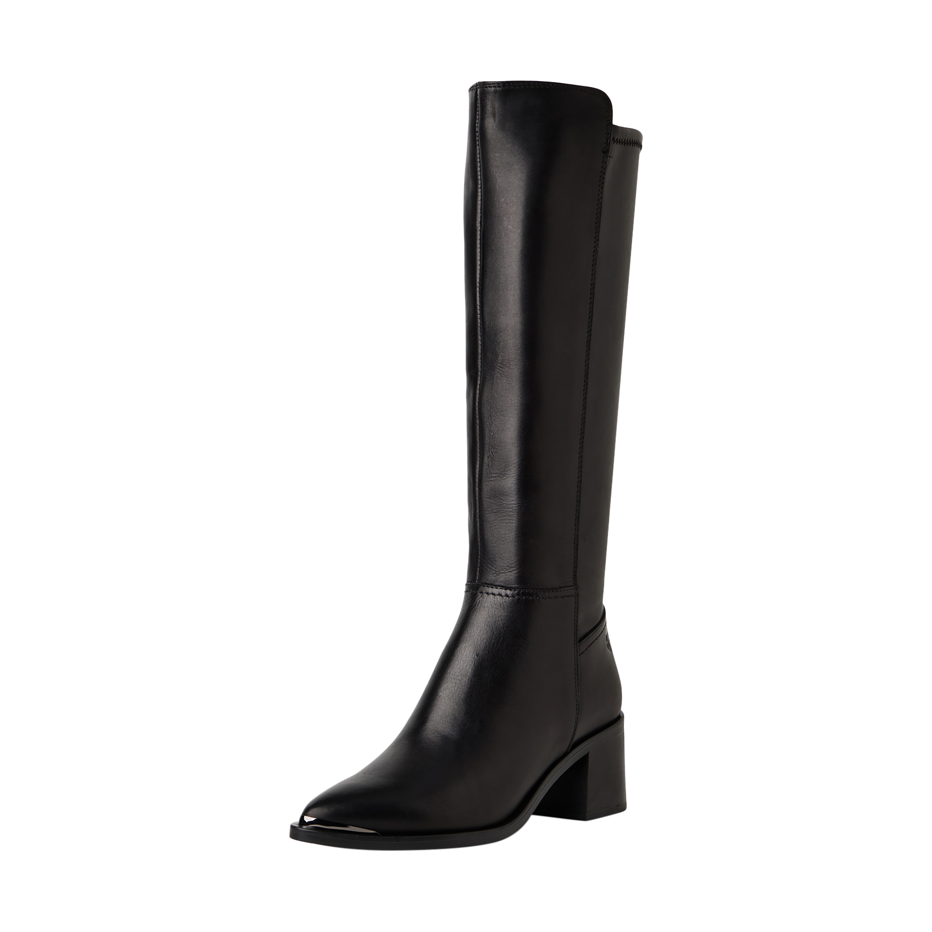 Leather heeled boots TAMARIS Black