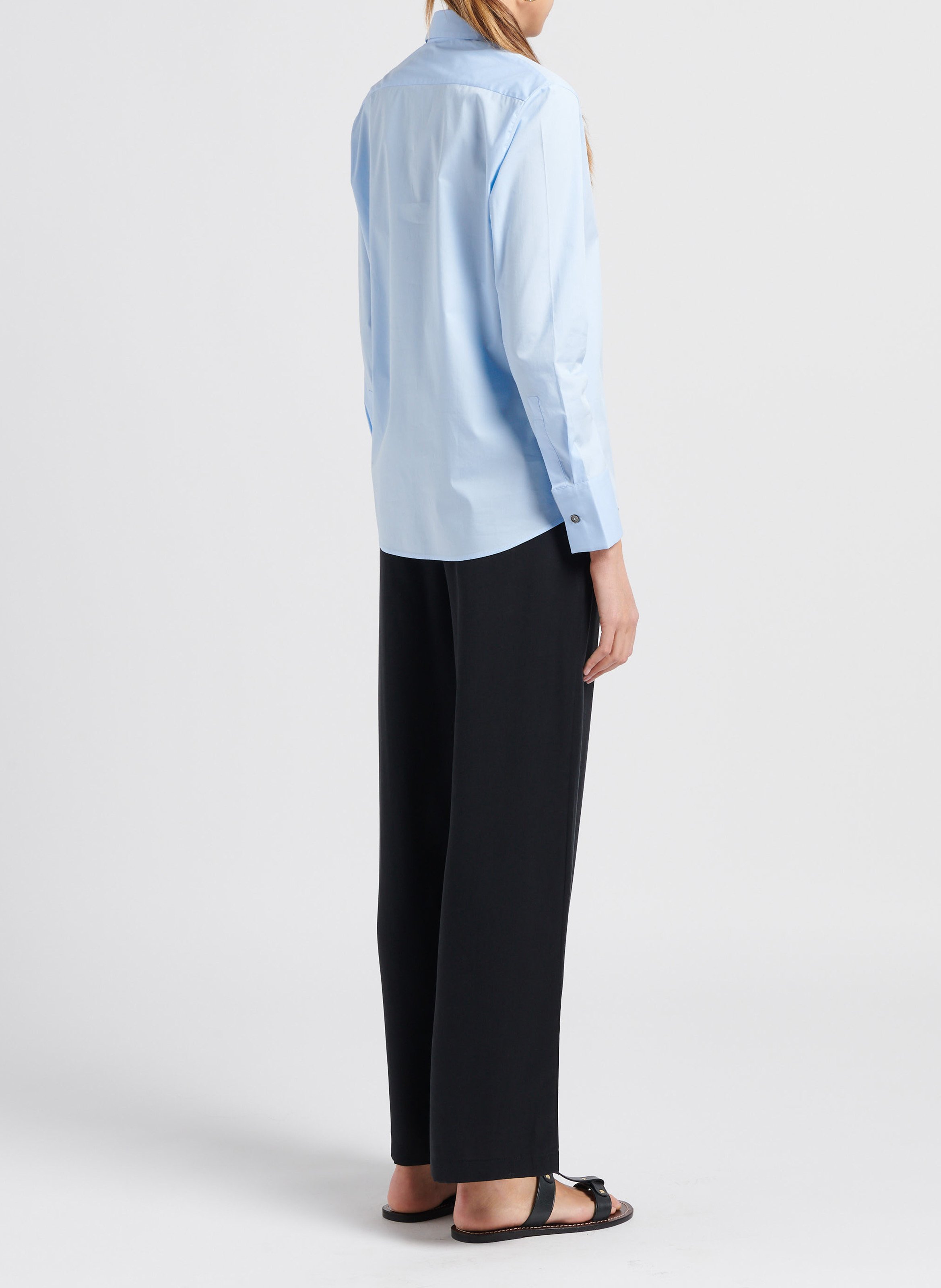 Chemise col classique en coton stretch  PAUL SMITH Bleu
