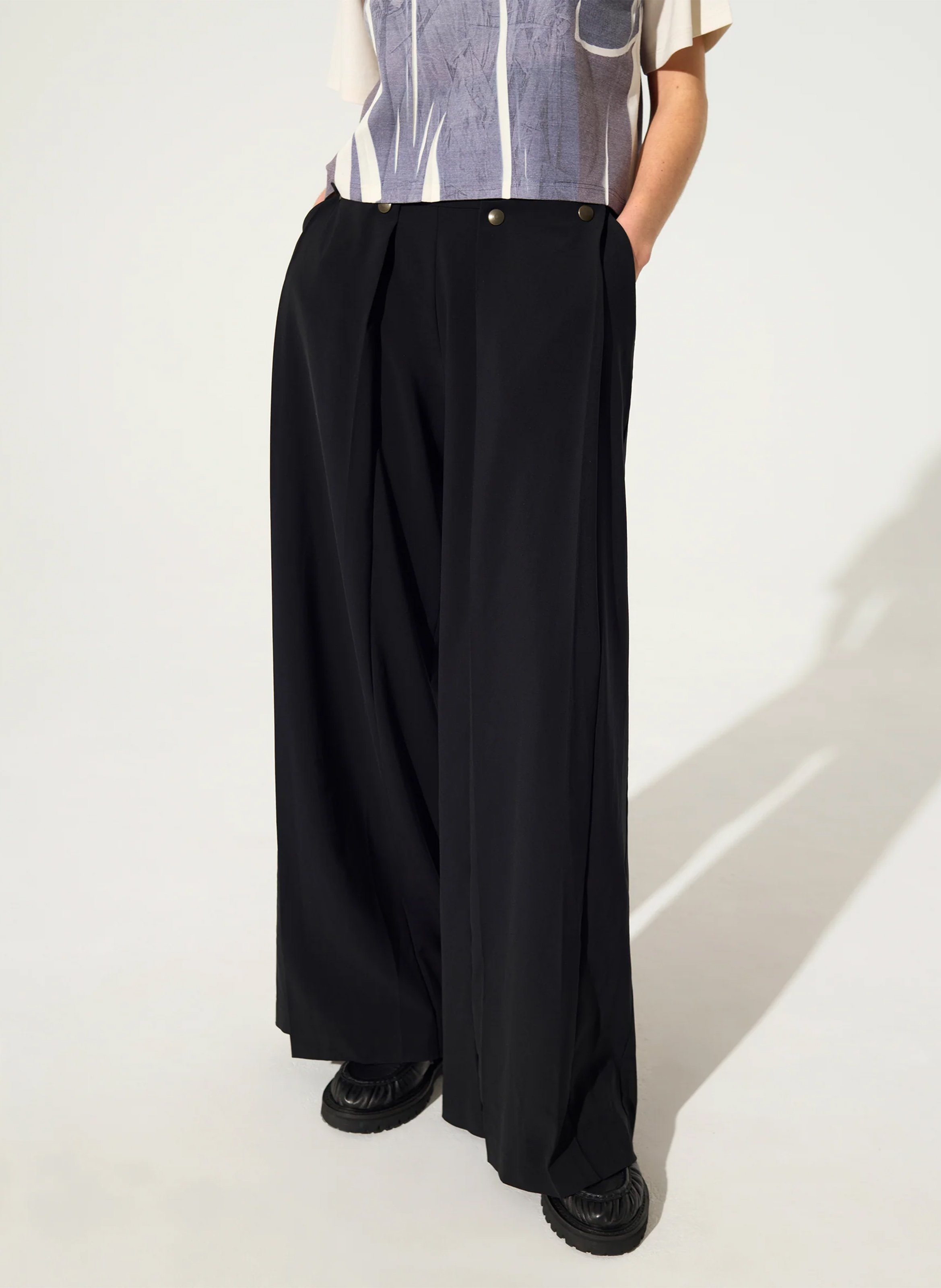 Wide trousers COTELAC Black