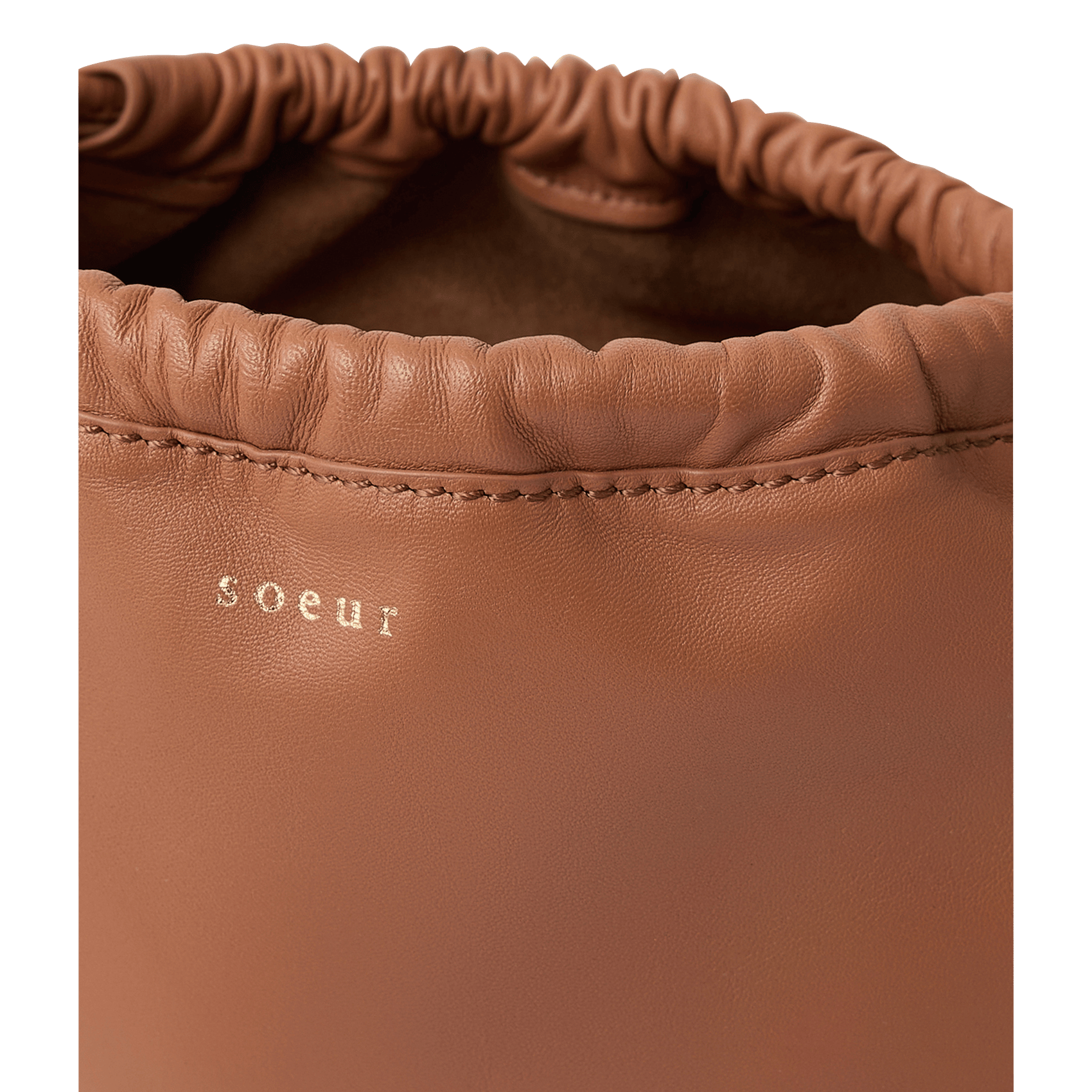 Sac bandoulière en cuir  SOEUR Rose