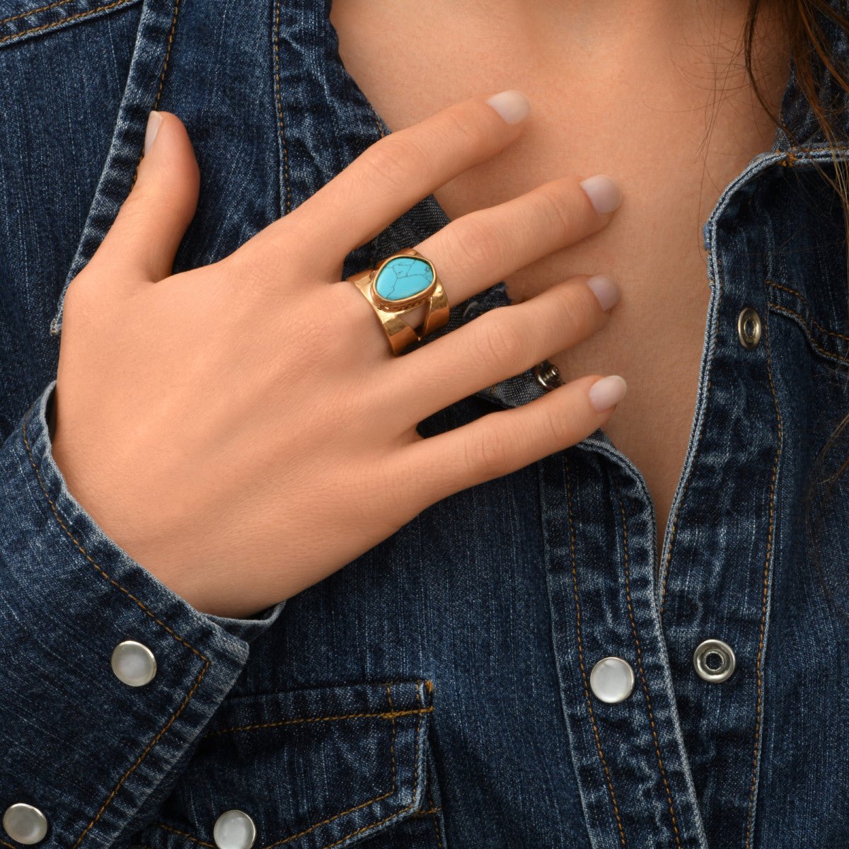 Bague ajustable   ajustable SATELLITE PARIS Vert