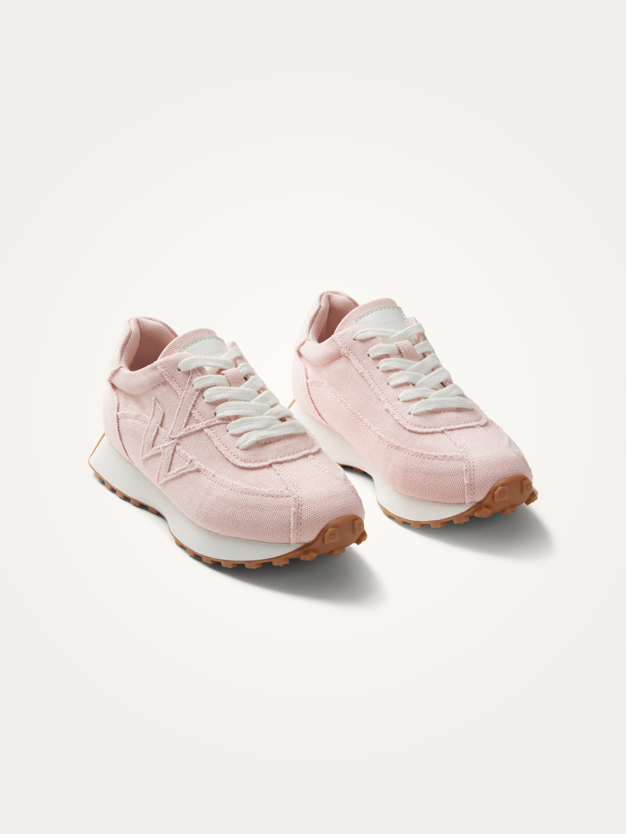 Sneakers with monogram on running sole VANESSA WU Pink