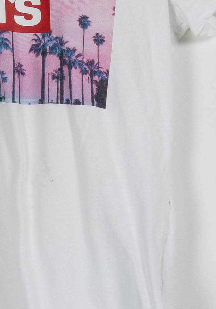 Tommy Badge T-shirt LEVI'S - Seconde main White