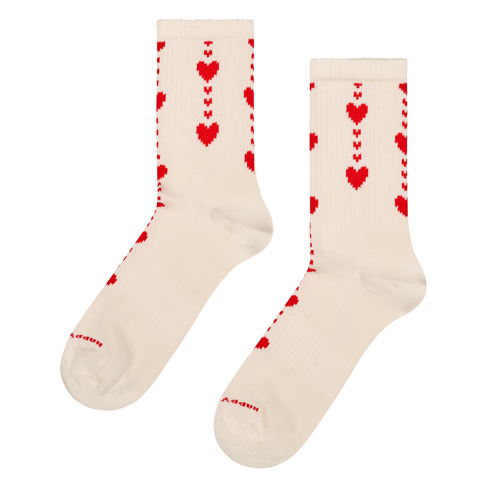 Socken aus Baumwoll-Mix mit Print HAPPY SOCKS Weiss