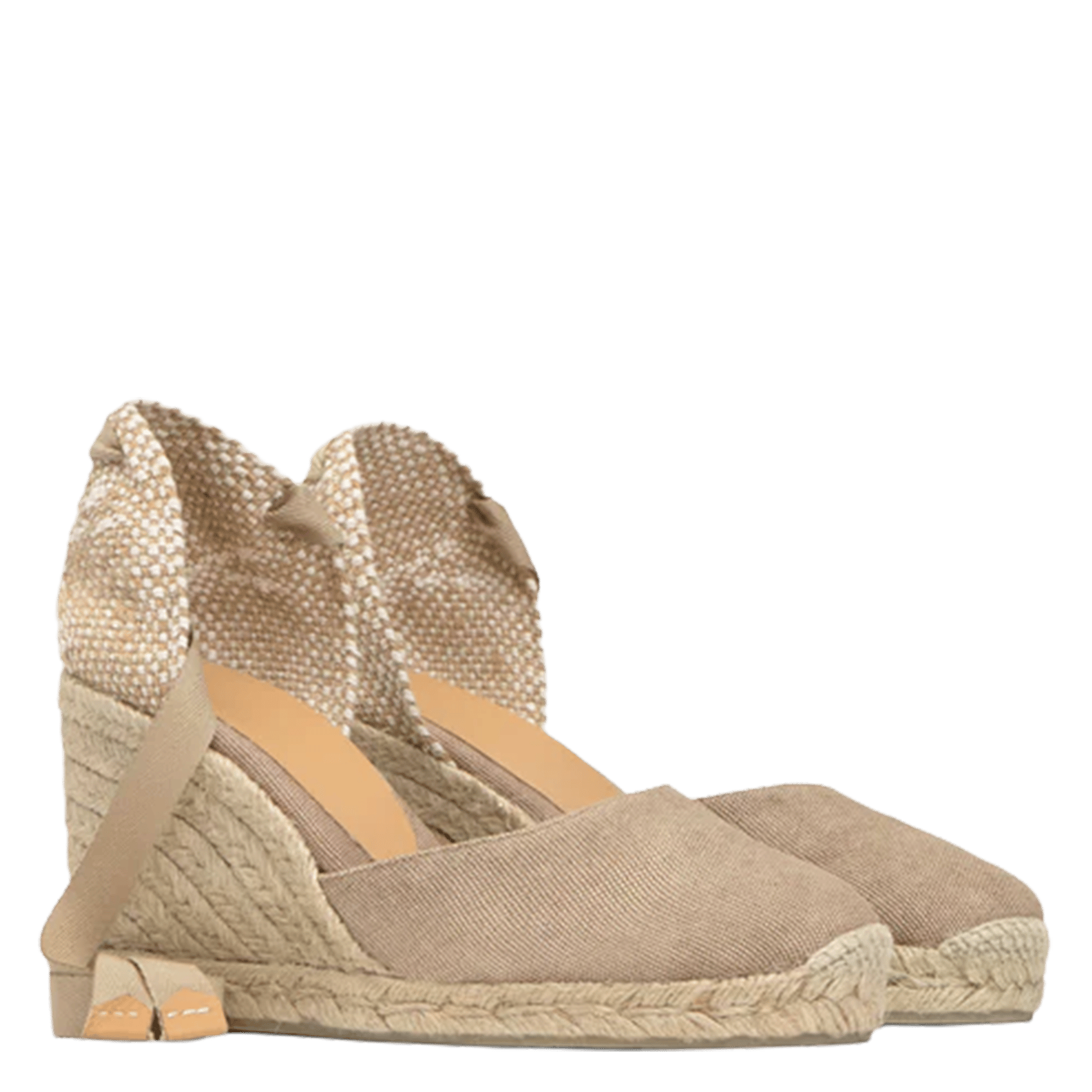 Cotton strap espadrilles CASTANER Golden