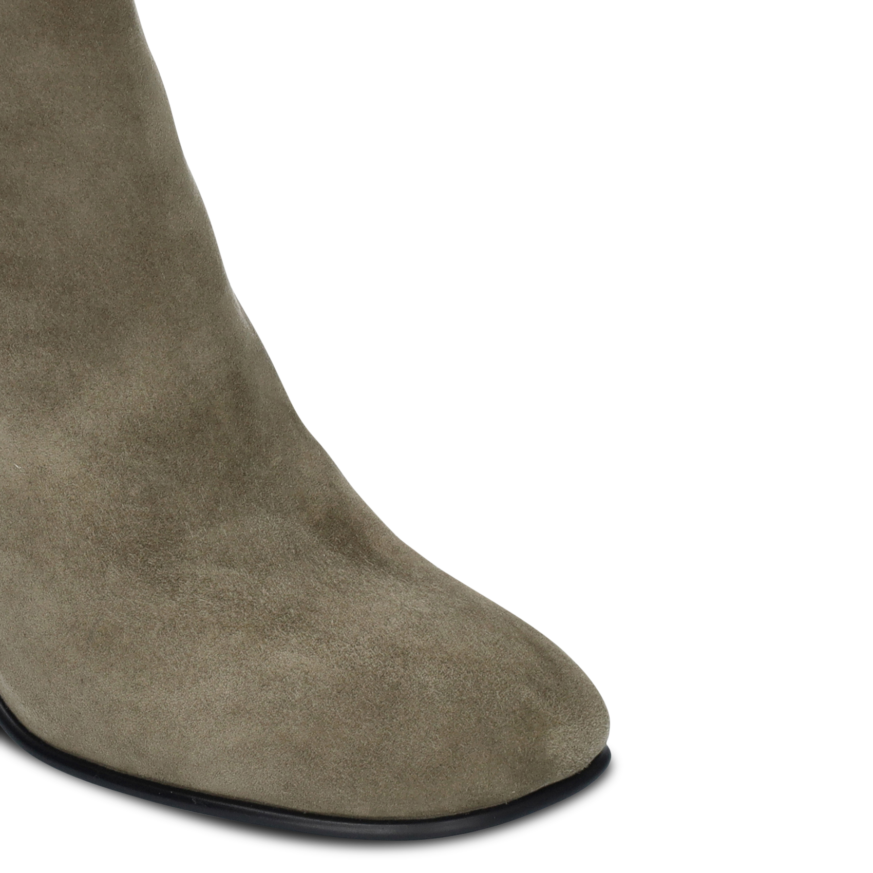 Stiefeletten mit eckiger Spitze aus Wildleder BIBI LOU Grun