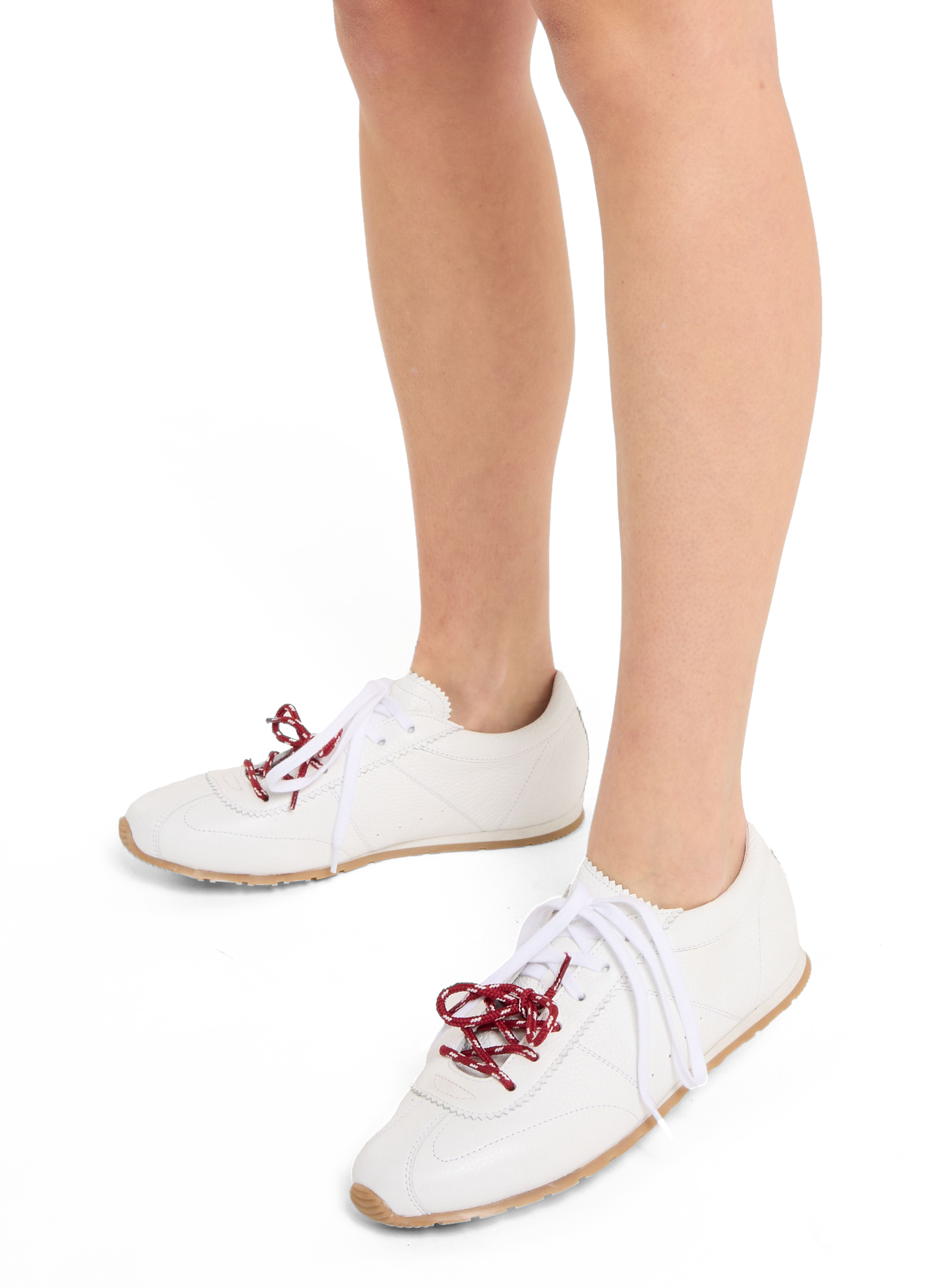 Lightning leather sneakers SAISON 1865 White