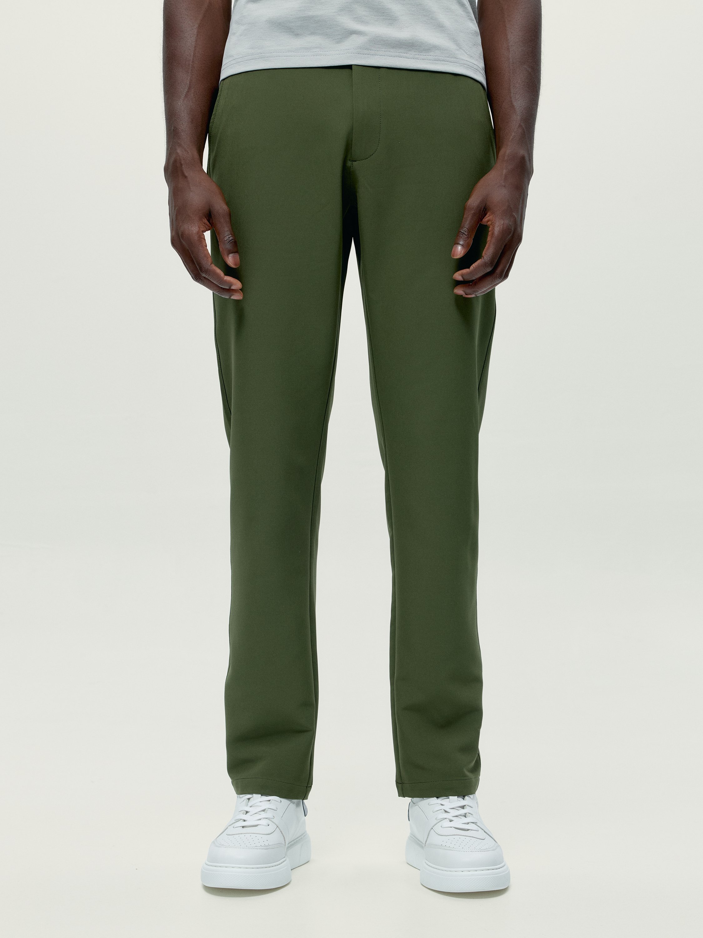 Men's sports pants ebro quick-drying soft touch BORN Green