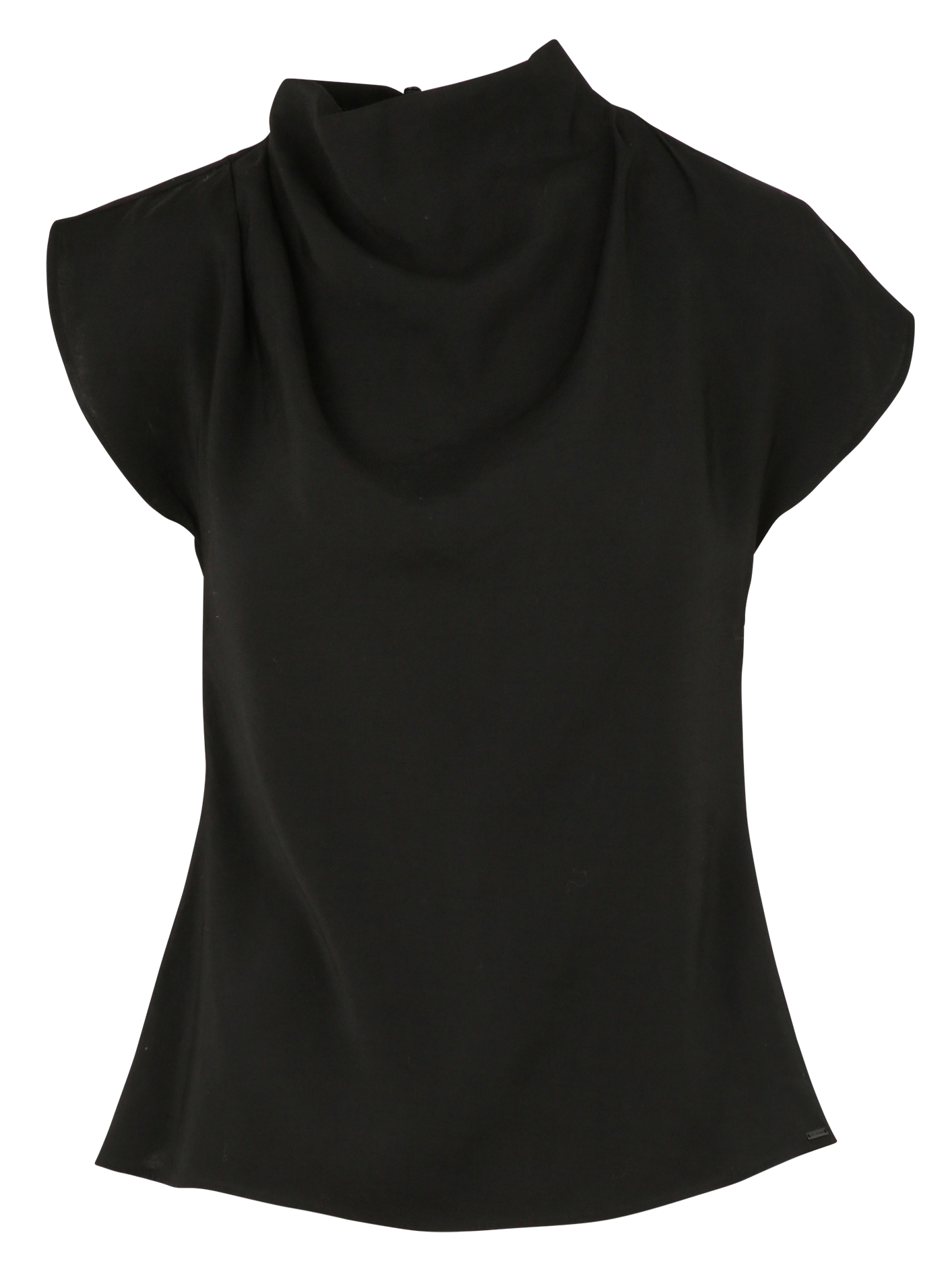 Fitted cowl-neck top IKKS Black