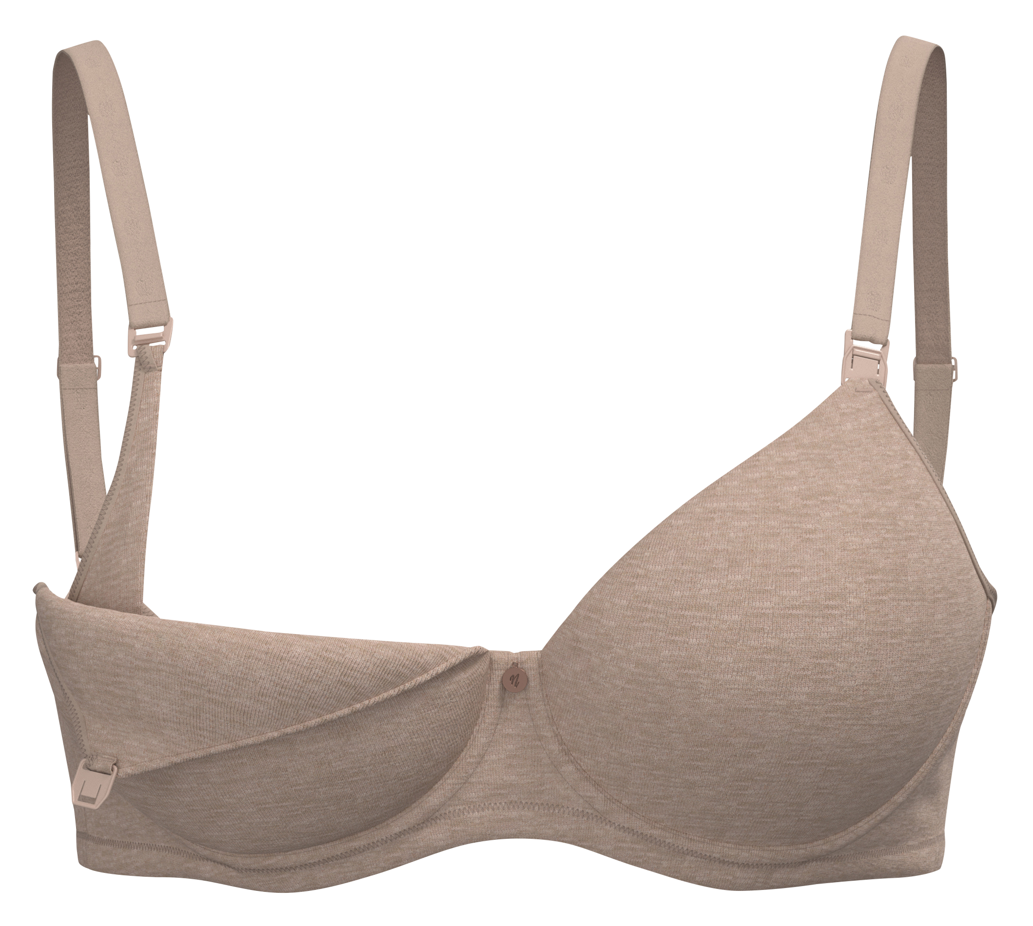 Maternity and nursing bra NOPPIES Brown