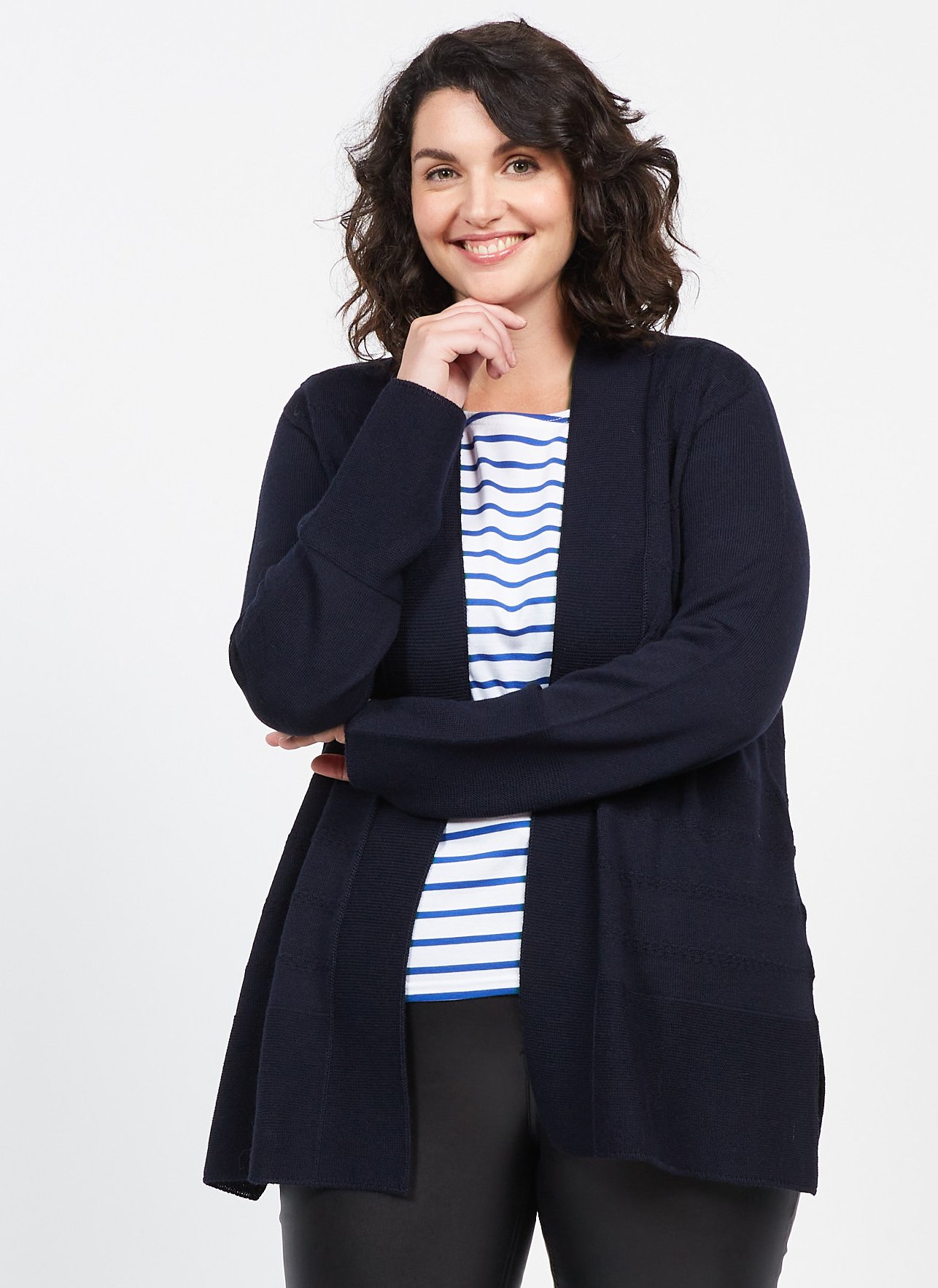 Pull Femme Marina Rinaldi PERSONA - Noir - Taille ? - Manches Ballon - Neuf Avec étiquettes