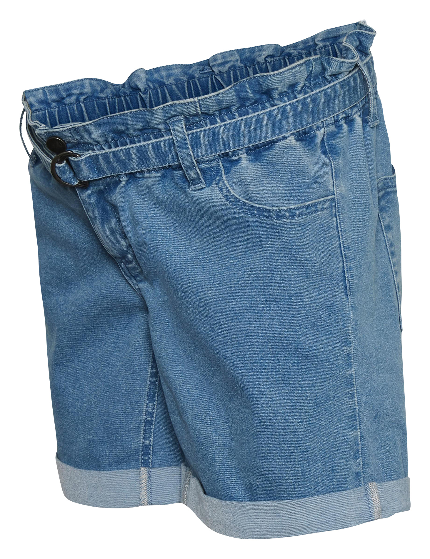 Low-rise shorts MAMALICIOUS Blue