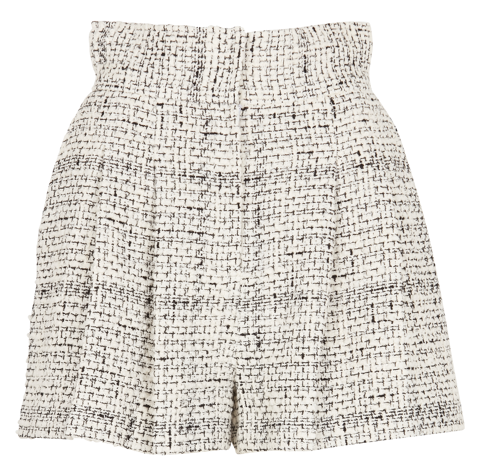 High-waisted tweed shorts IRO White