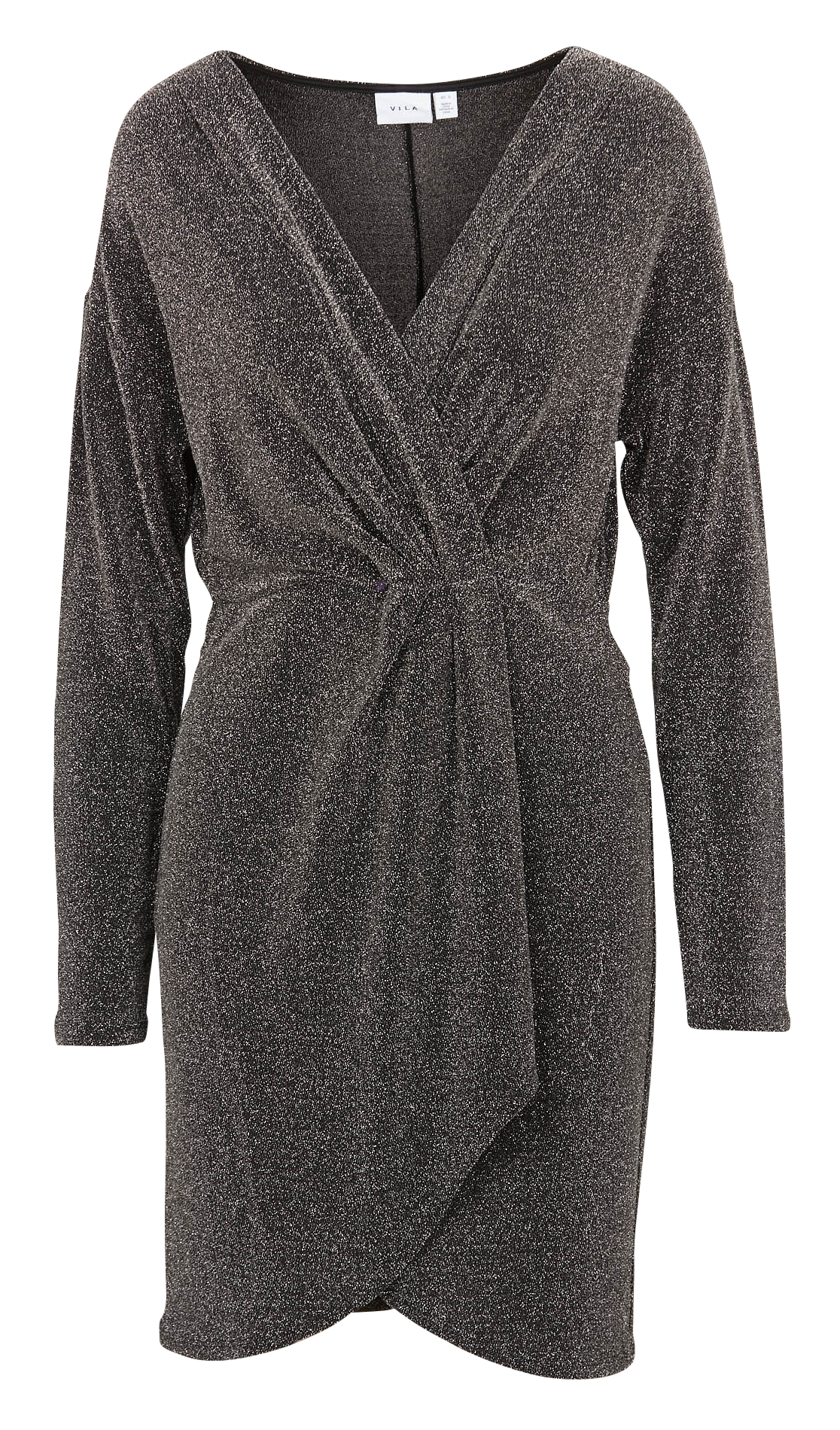 Short V-neck dress VILA Black