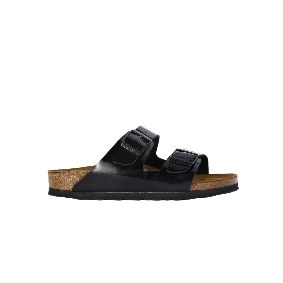 Faux leather sandals BIRKENSTOCK Brown