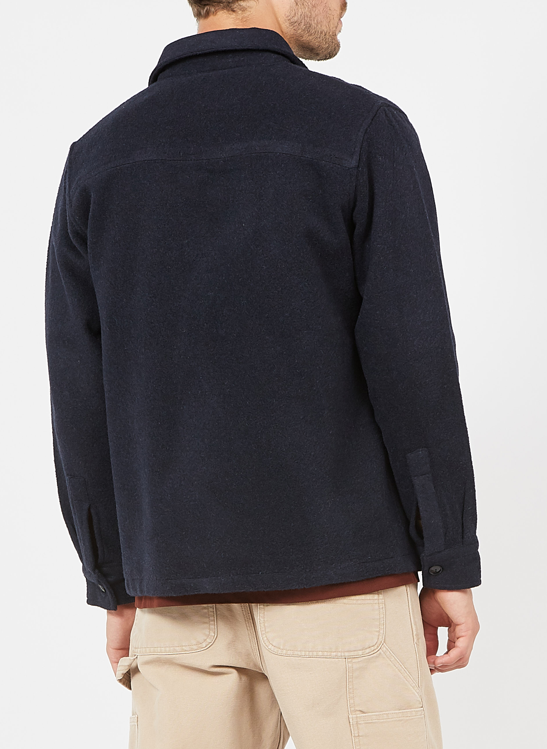 Surchemise col classique SCHOTT Bleu