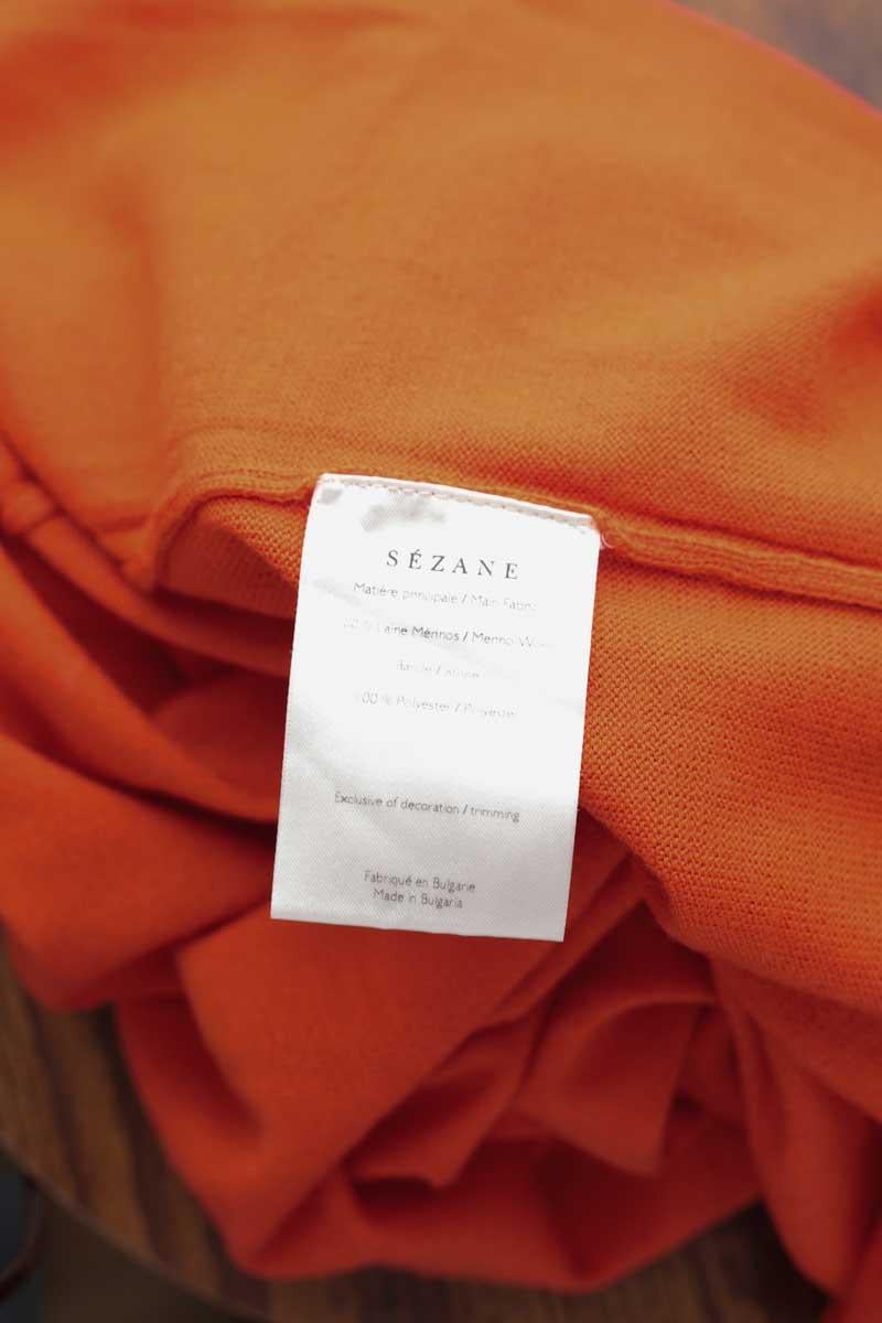 Wool Pullover SEZANE - Seconde main Orange